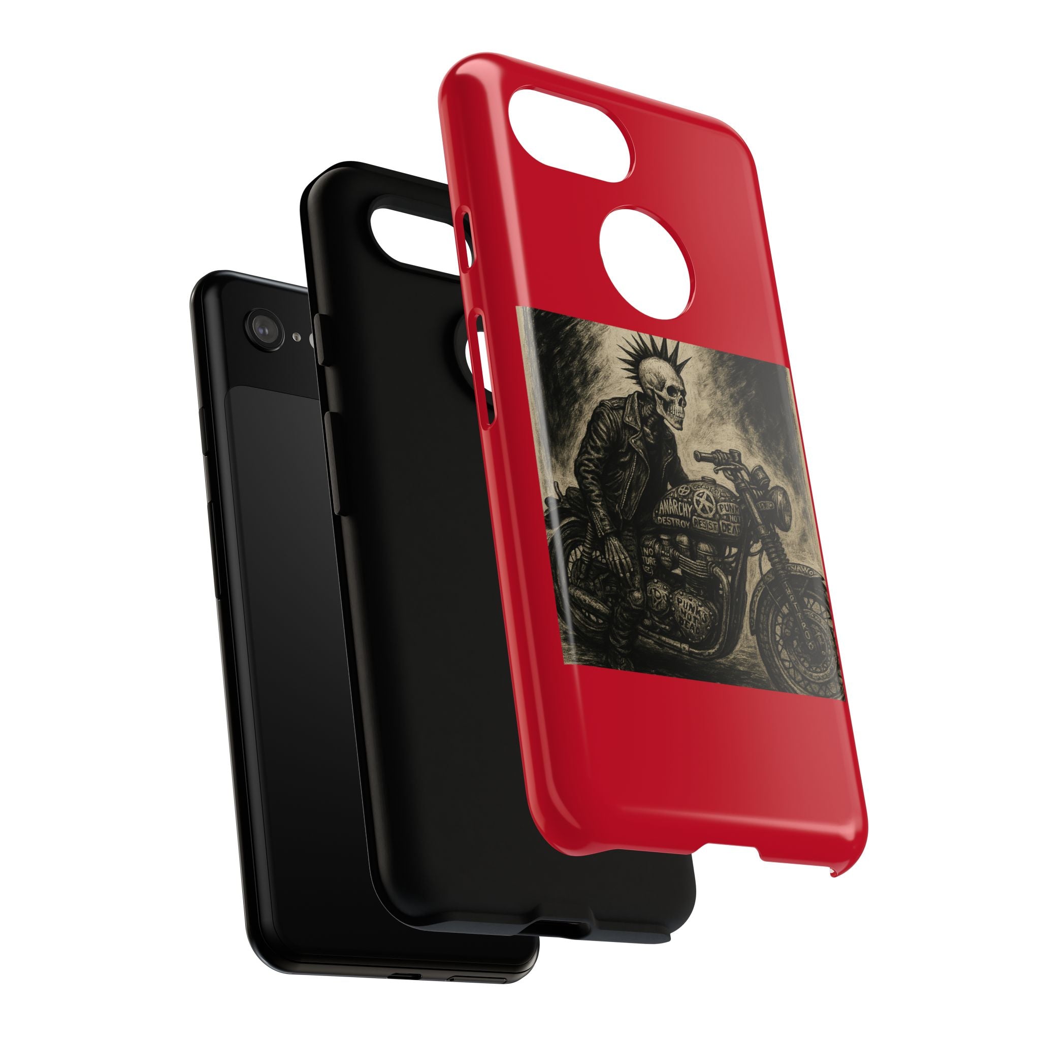 Gothic Punk Biker Skeleton Cases