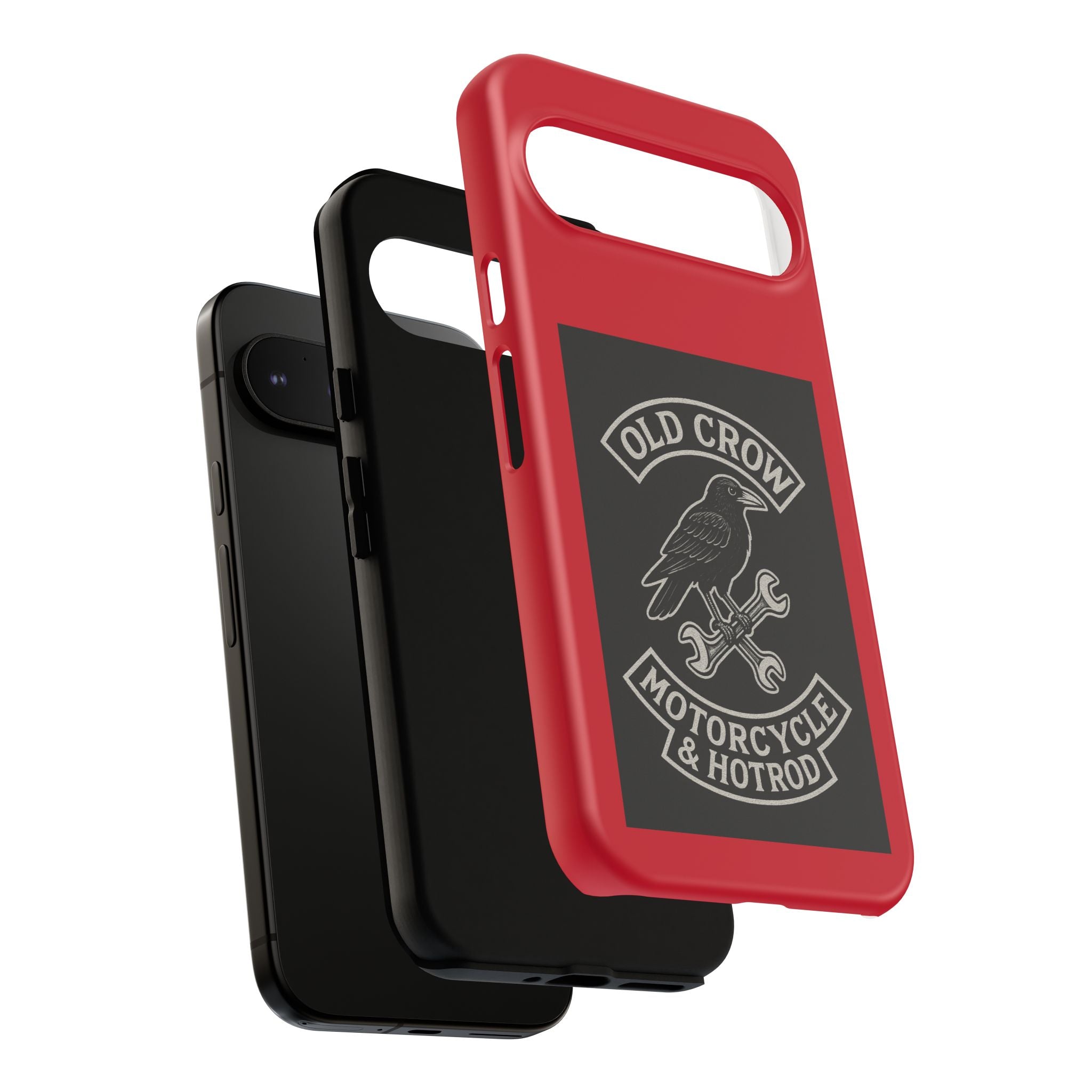 Old Crow Garage Retro Hotrod Rider Cases