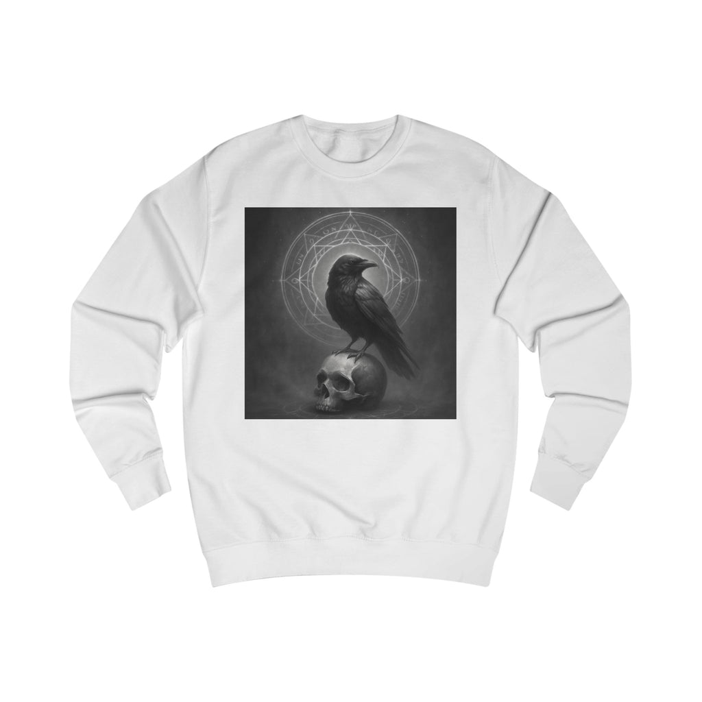 Occult Raven & Skull – Dark Art Sweatshirt