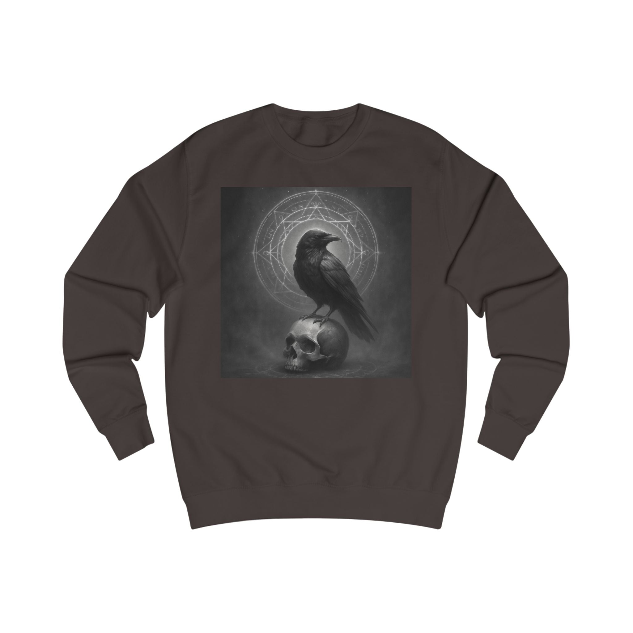Occult Raven & Skull – Dark Art Sweatshirt