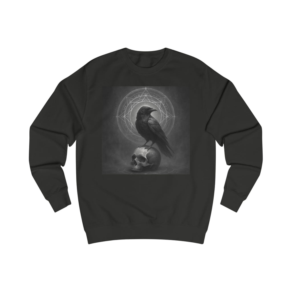 Occult Raven & Skull – Dark Art Sweatshirt