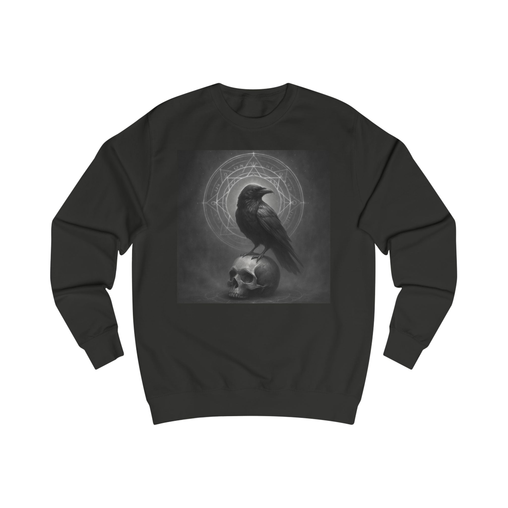 Occult Raven & Skull – Dark Art Sweatshirt