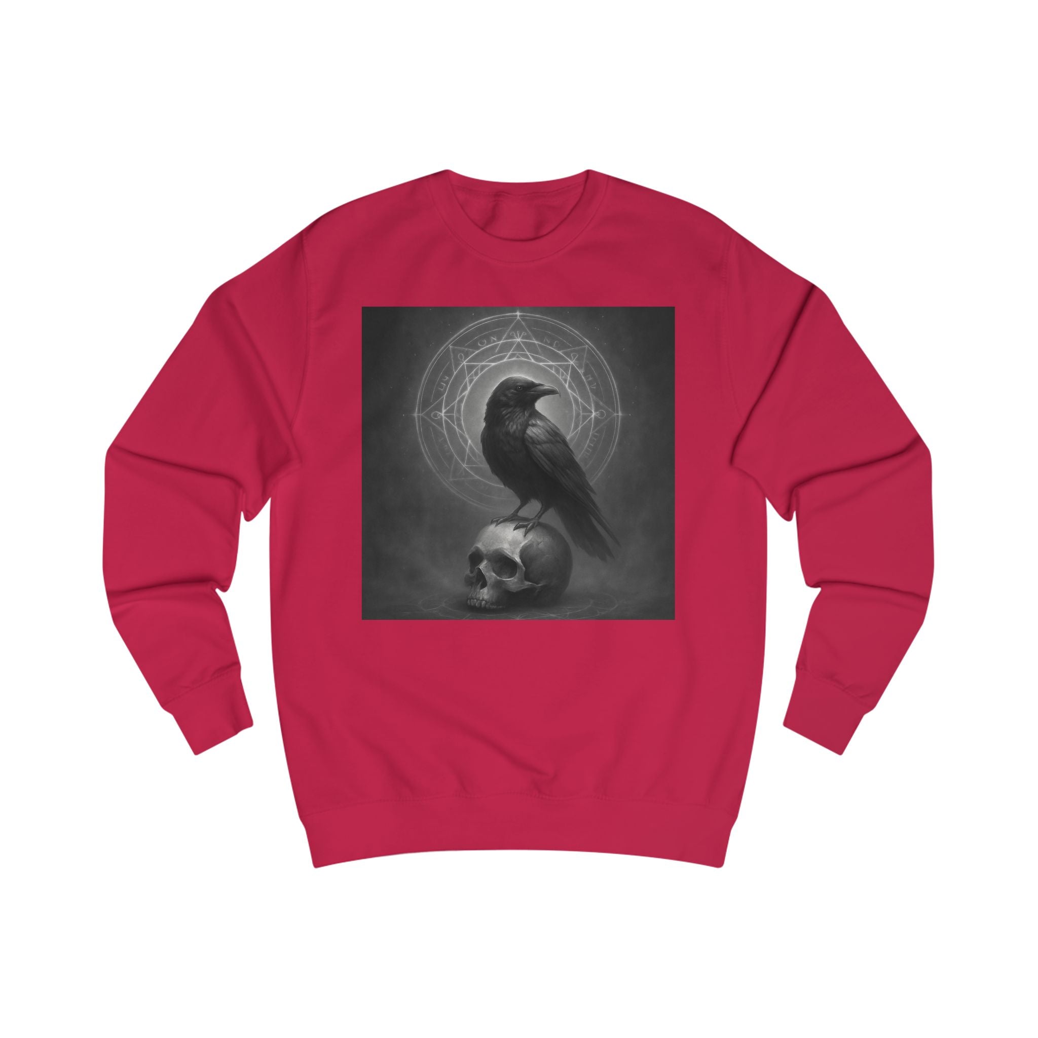 Occult Raven & Skull – Dark Art Sweatshirt
