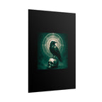 Mystical Raven Art Poster | Dark Aesthetic Wall Decor for Home