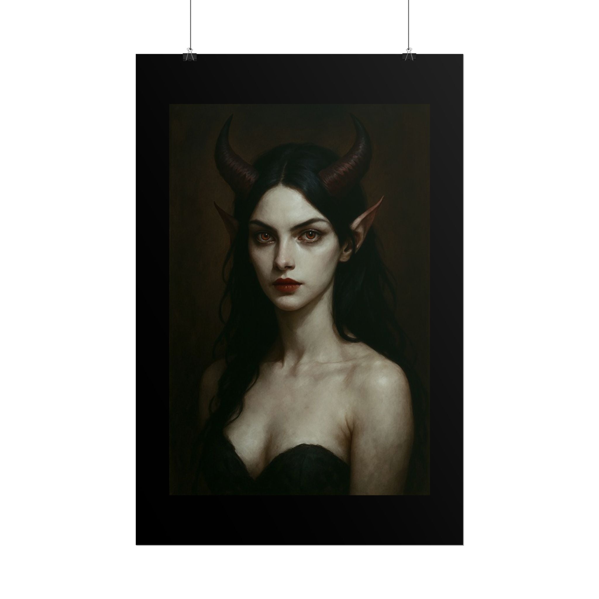 Gothic Art Rolled Posters, Dark Fantasy Wall Decor