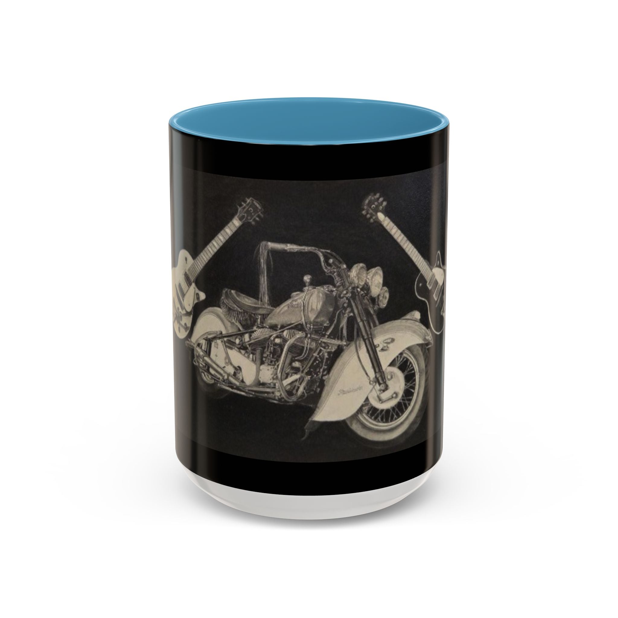 15 Vintage Motorcycle & Guitar Coffee Mug