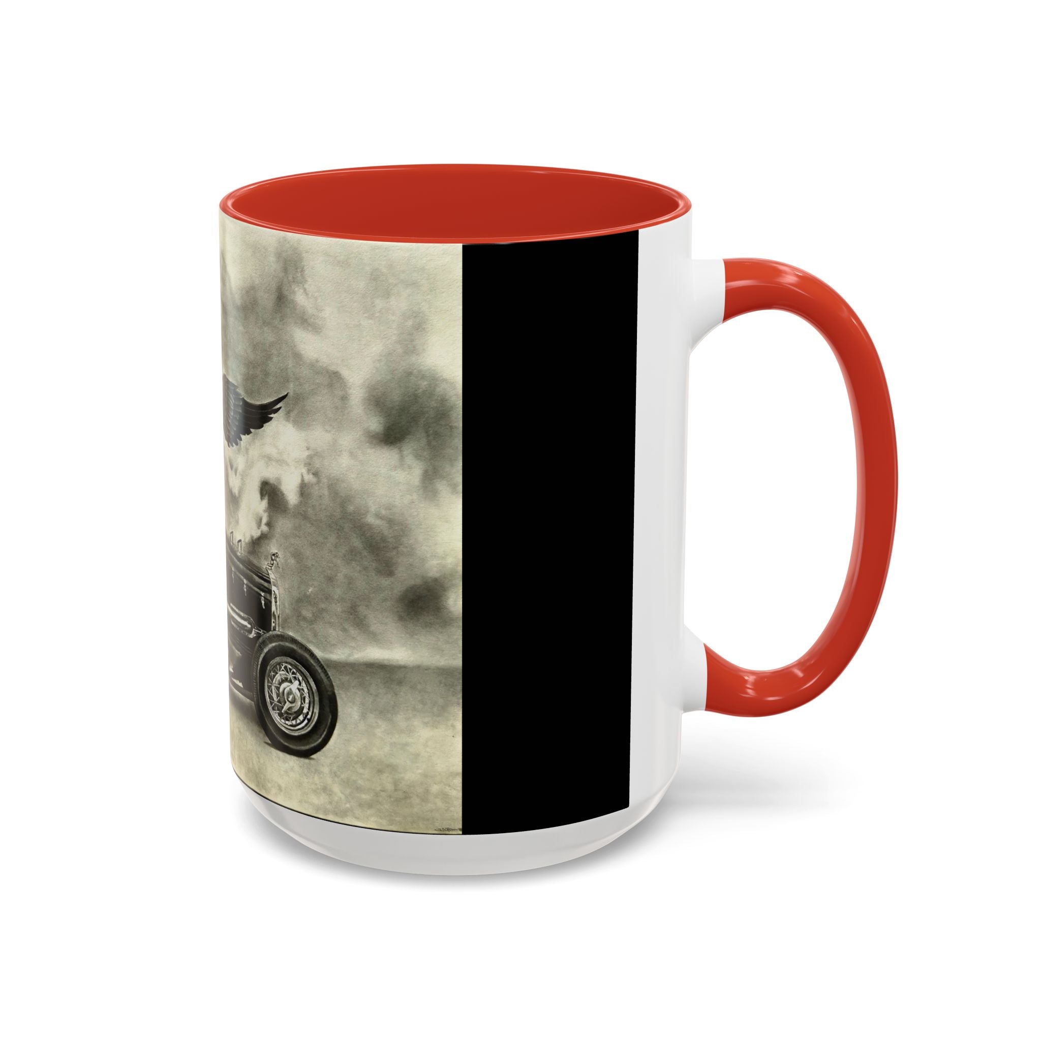 8 Vintage Racing Accent Coffee Mug
