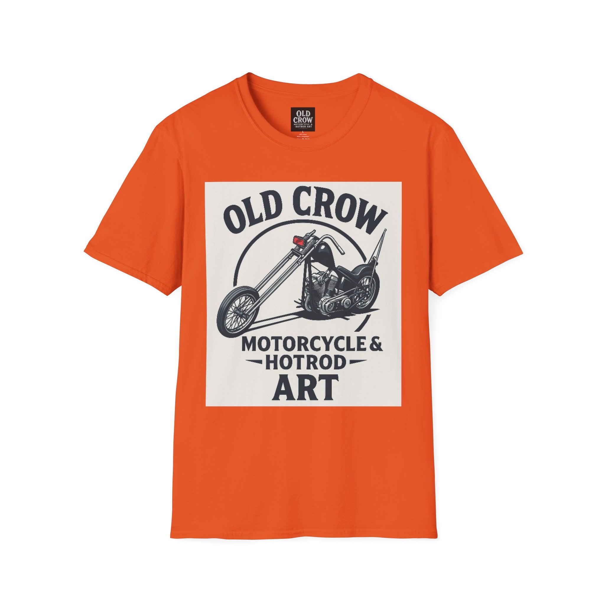 Old Crow Long Fork Chopper Sticker T-Shirt
