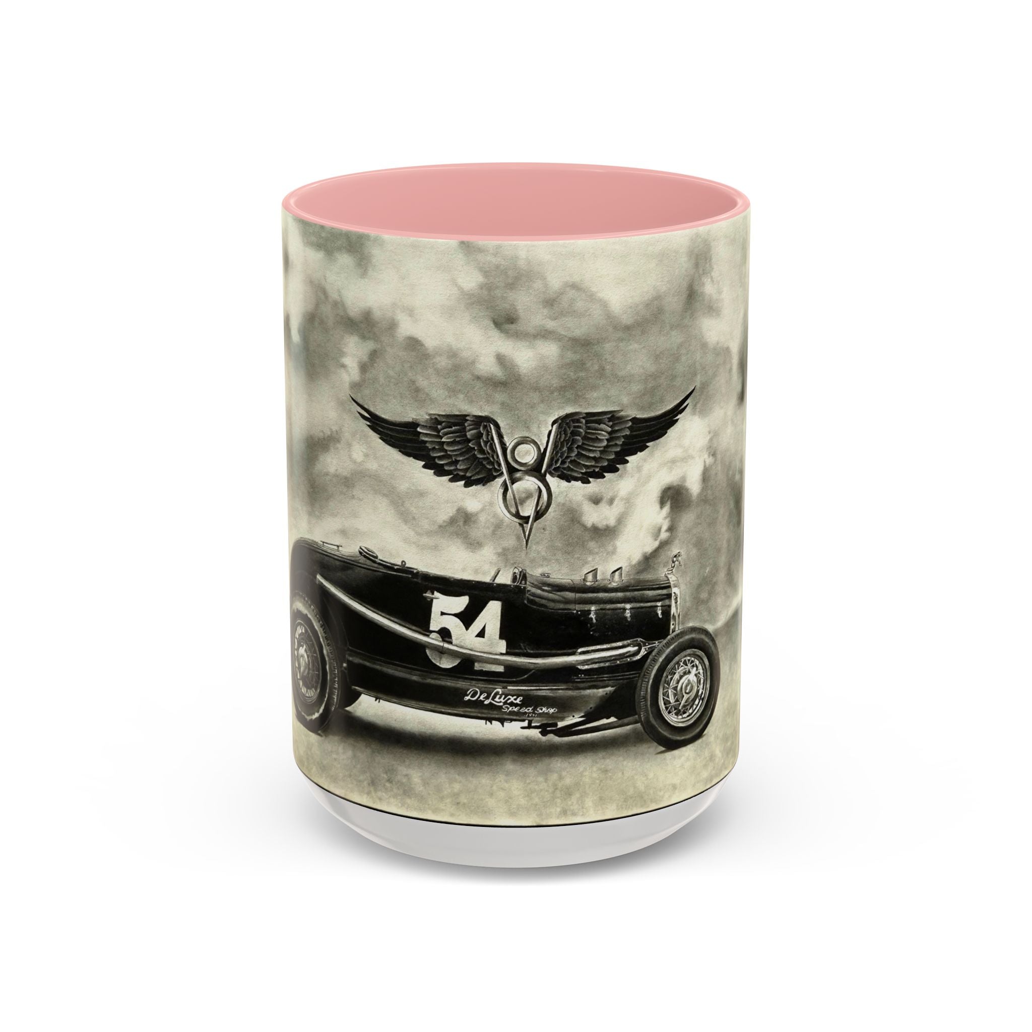 8 Vintage Racing Accent Coffee Mug