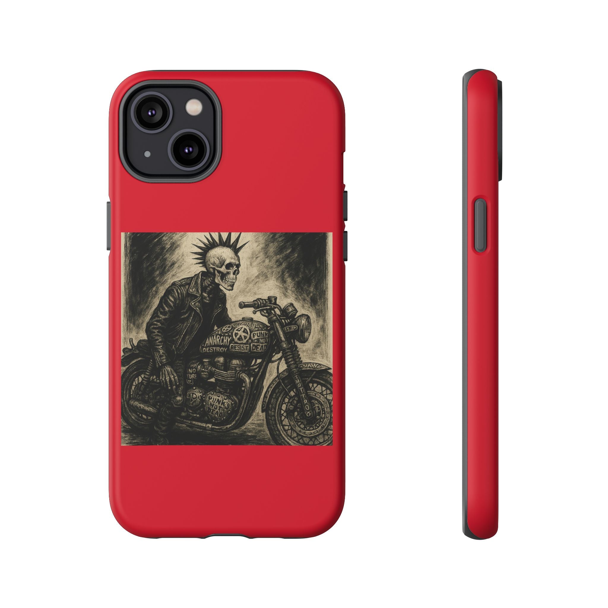Gothic Punk Biker Skeleton Cases
