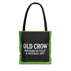 Old Crow Motorcycle & Hotrod Tote Bag