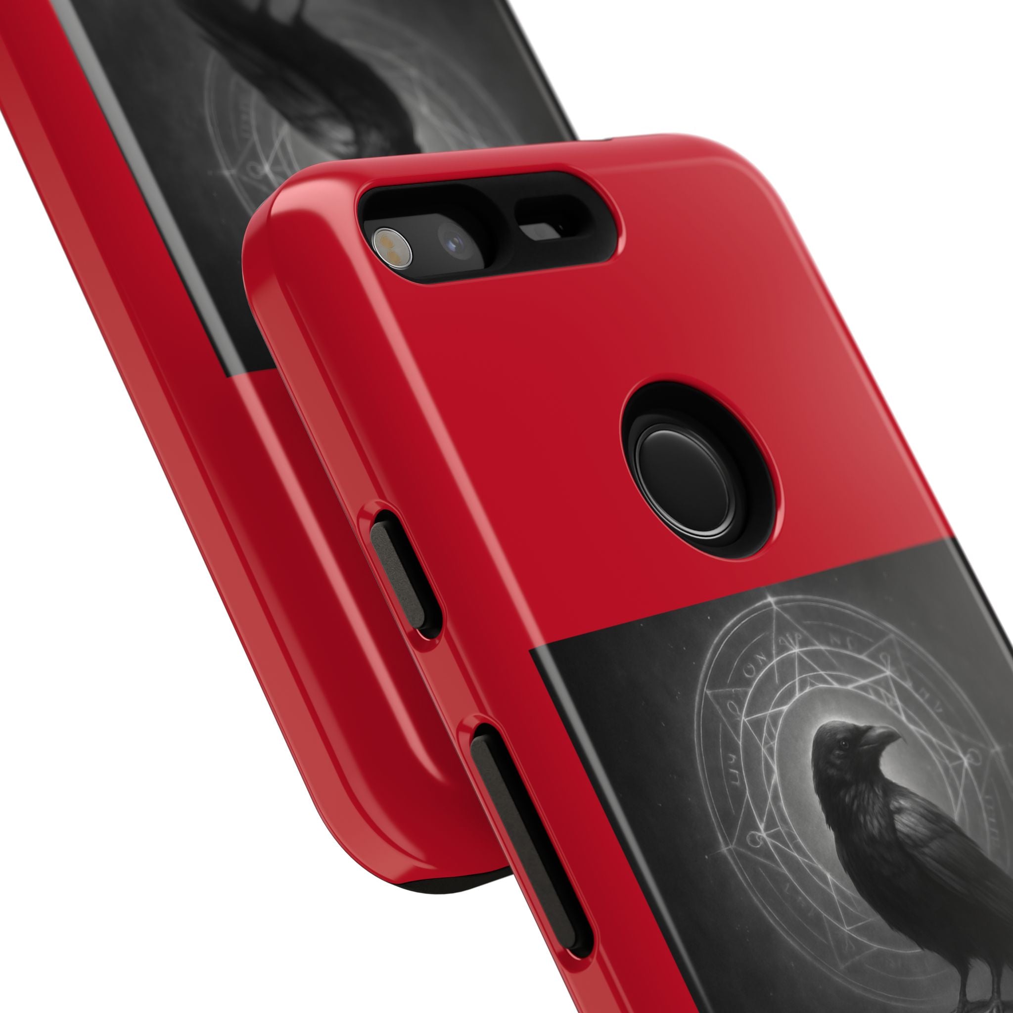 Occult Raven Sigil & Skull Art Cases