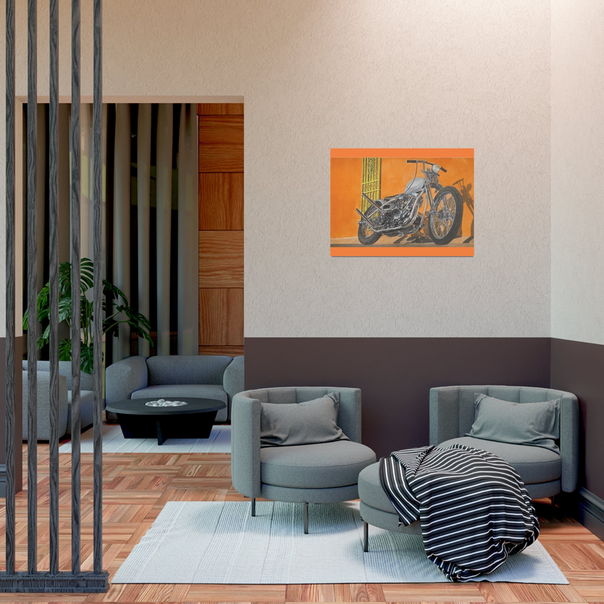 Steel Shadows  Art Print