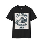 Old Crow Long Fork Chopper Sticker T-Shirt
