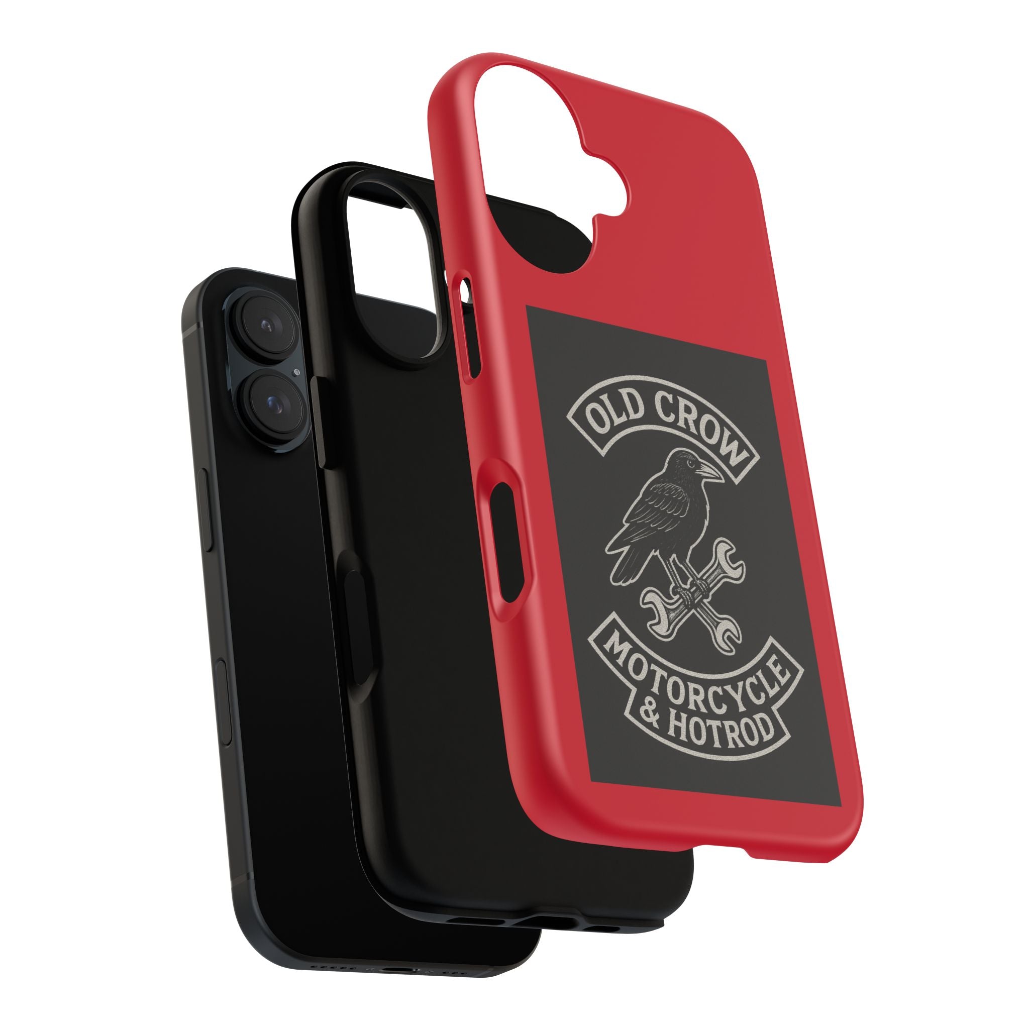 Old Crow Garage Retro Hotrod Rider Cases