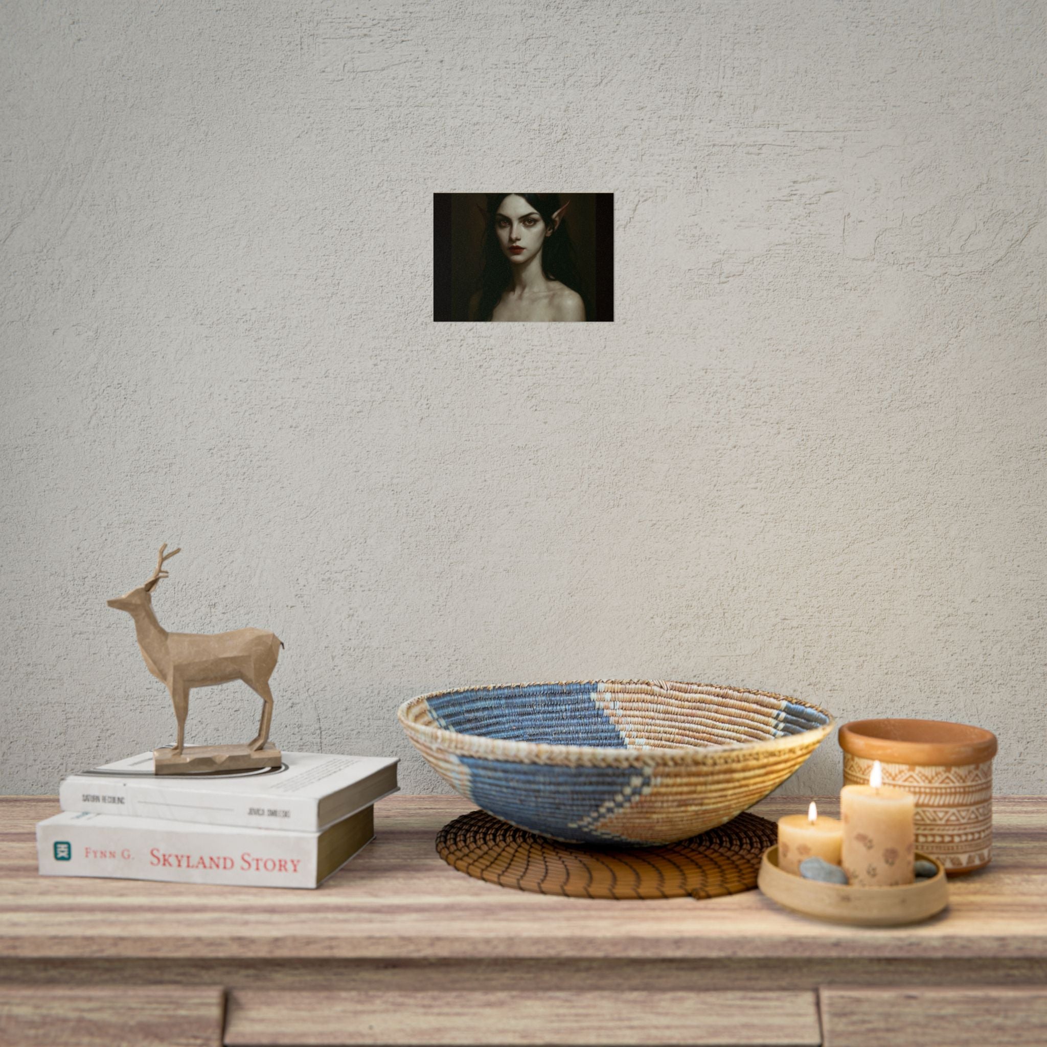 Gothic Art Rolled Posters, Dark Fantasy Wall Decor