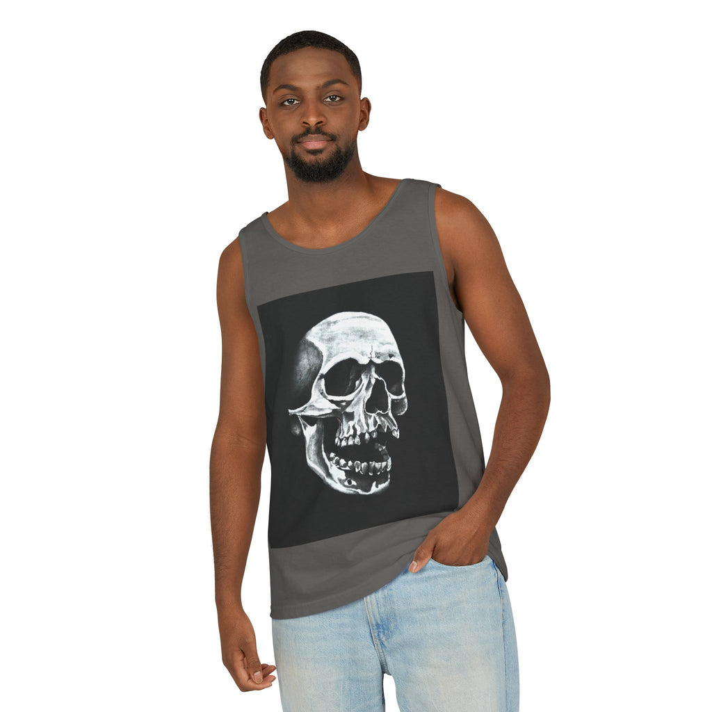 Shadowed Skull Tank Top