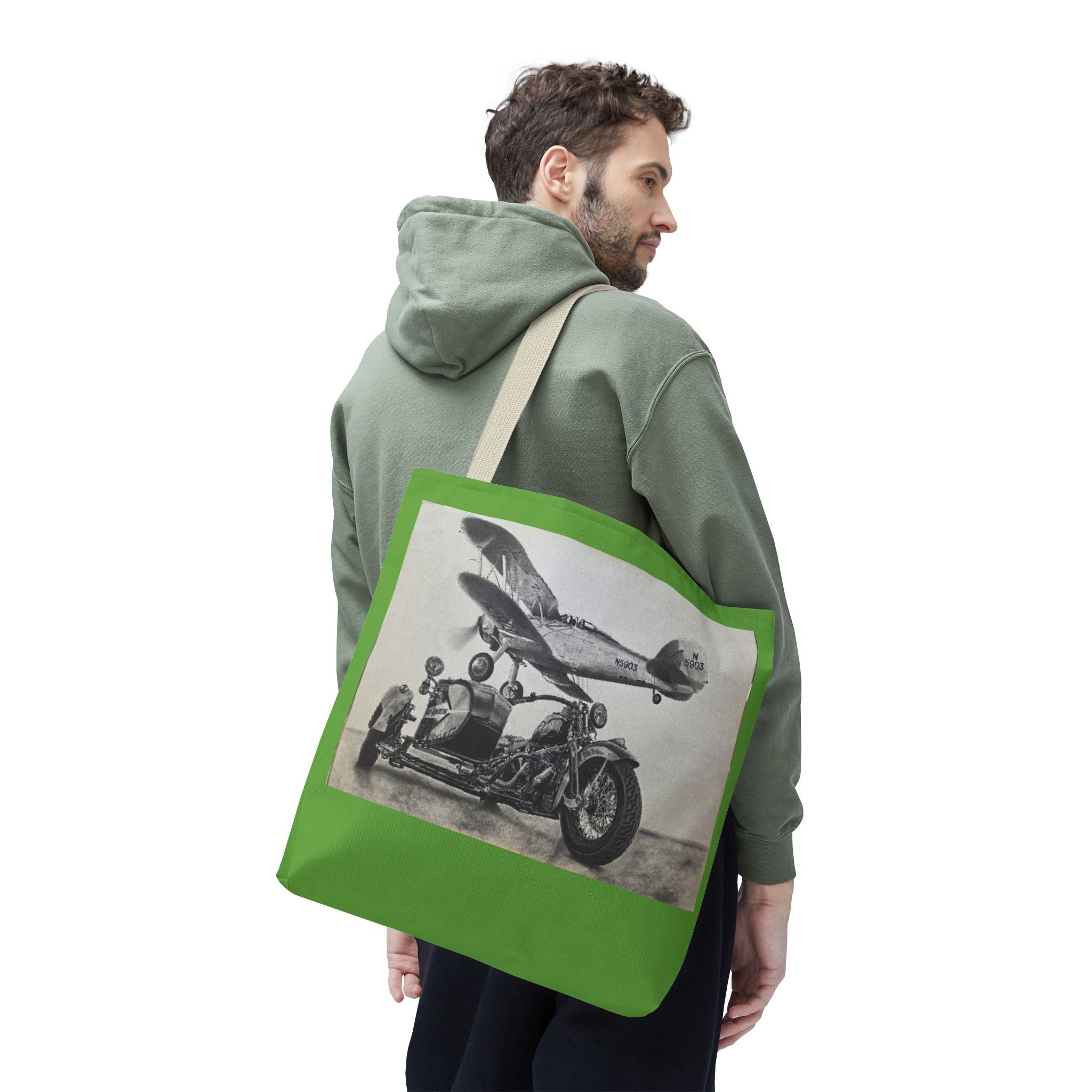 Biplane Brotherhood Tote Bag