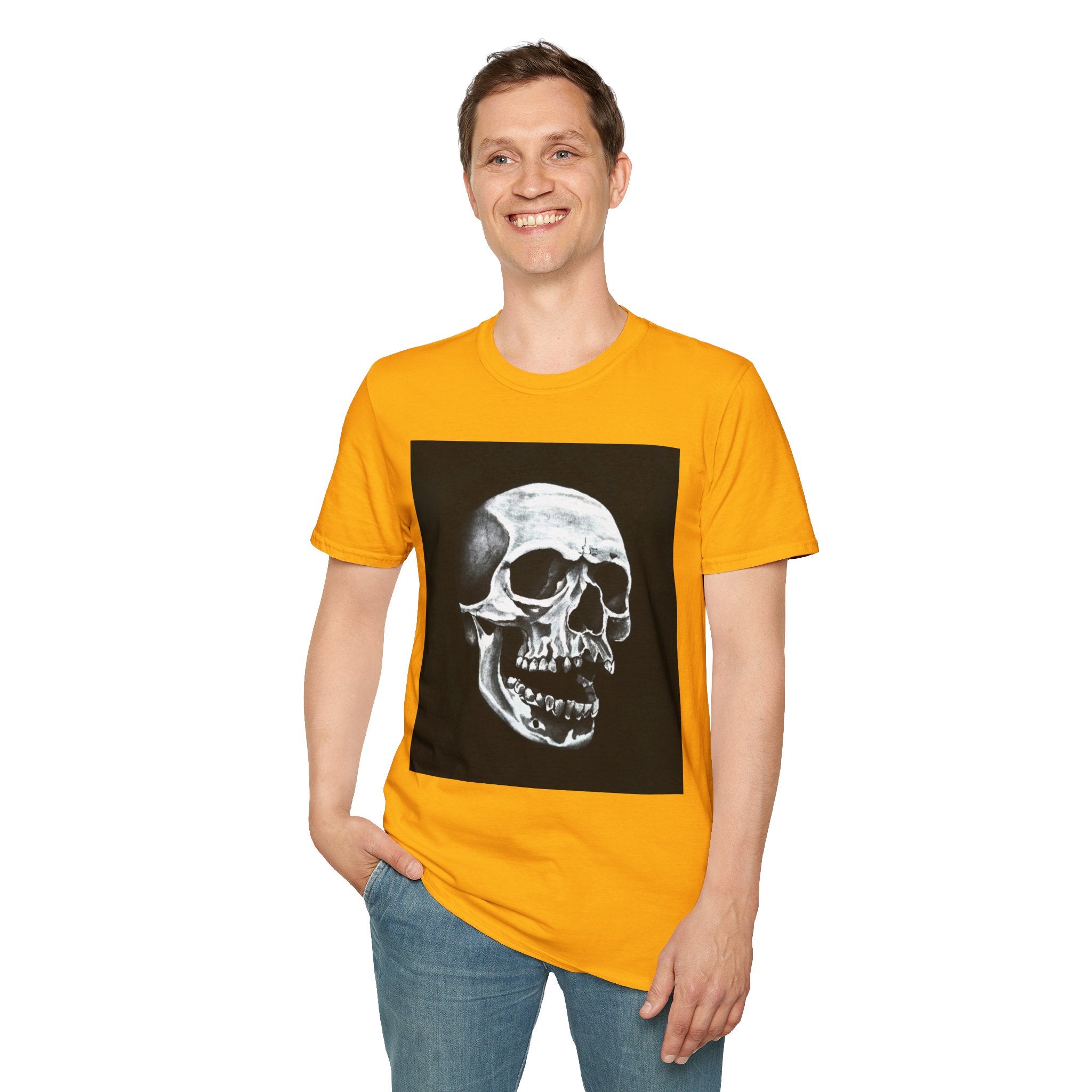 Skull of Shadows Softstyle T-Shirt, classic skull