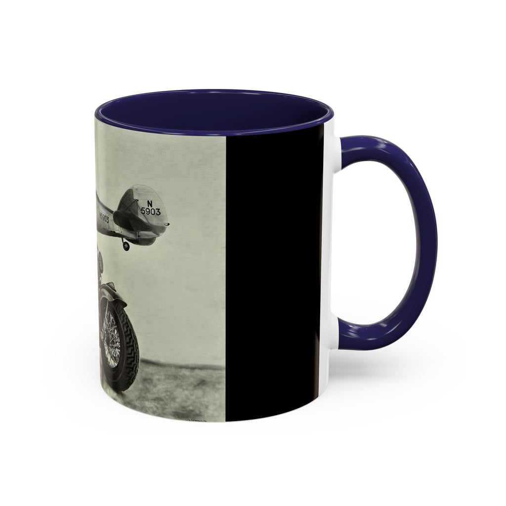 17 Retro Motorcycle & Airplane Coffee Mug