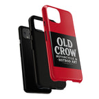 Classic Old Crow Garage Typography Cases