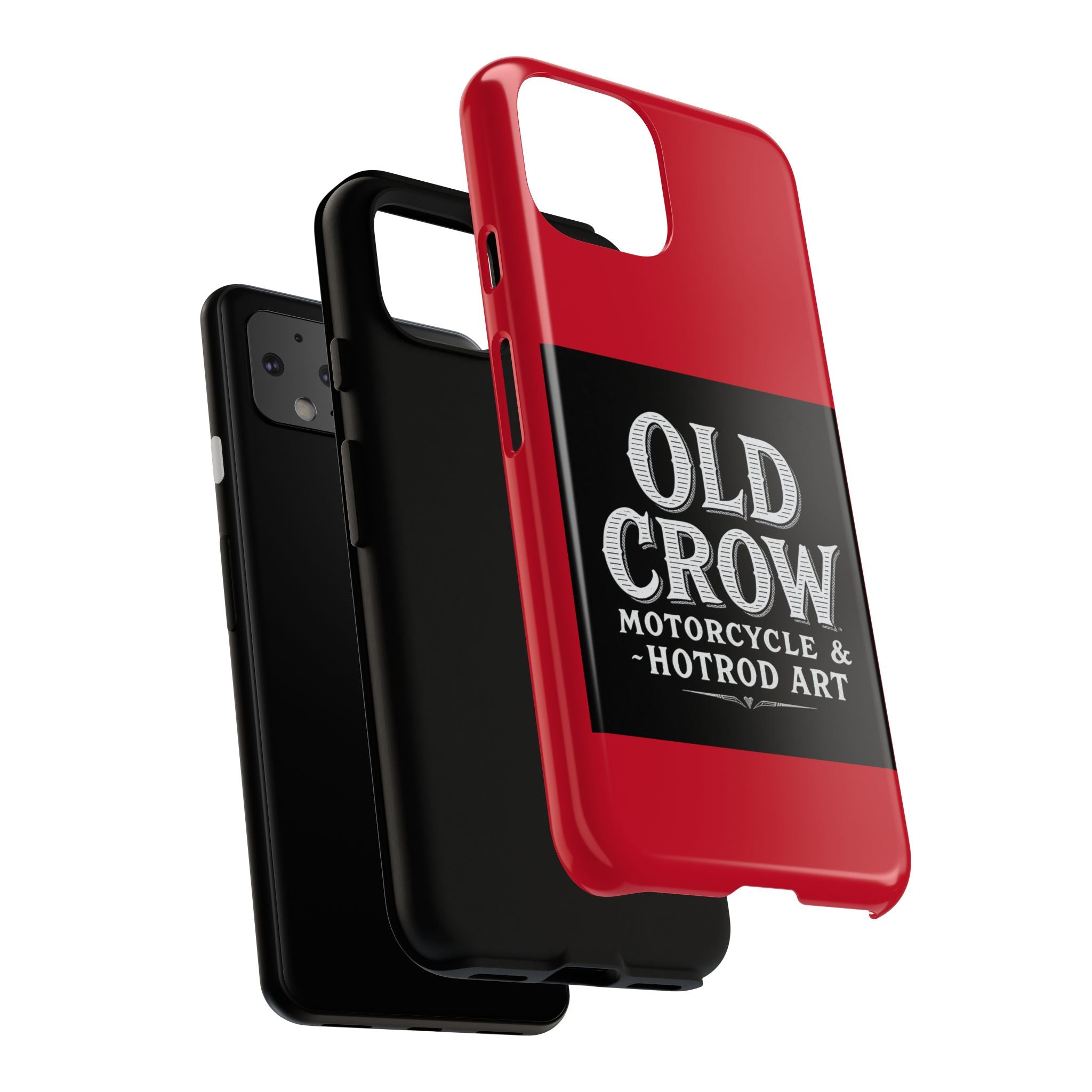 Classic Old Crow Garage Typography Cases