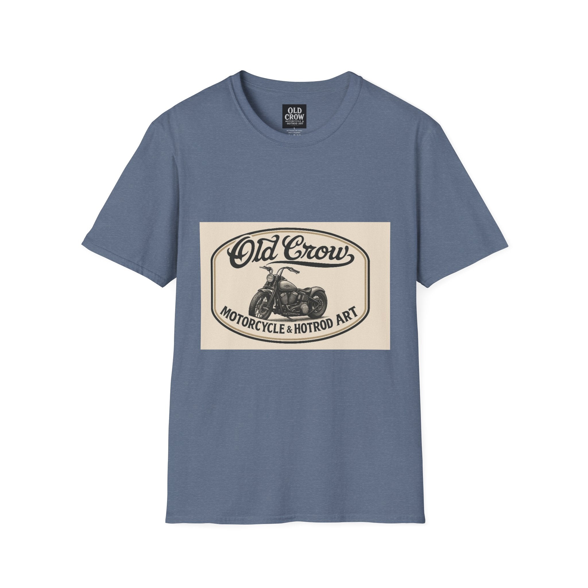 Retro Biker Life Old Crow Shop Sign T-Shirt
