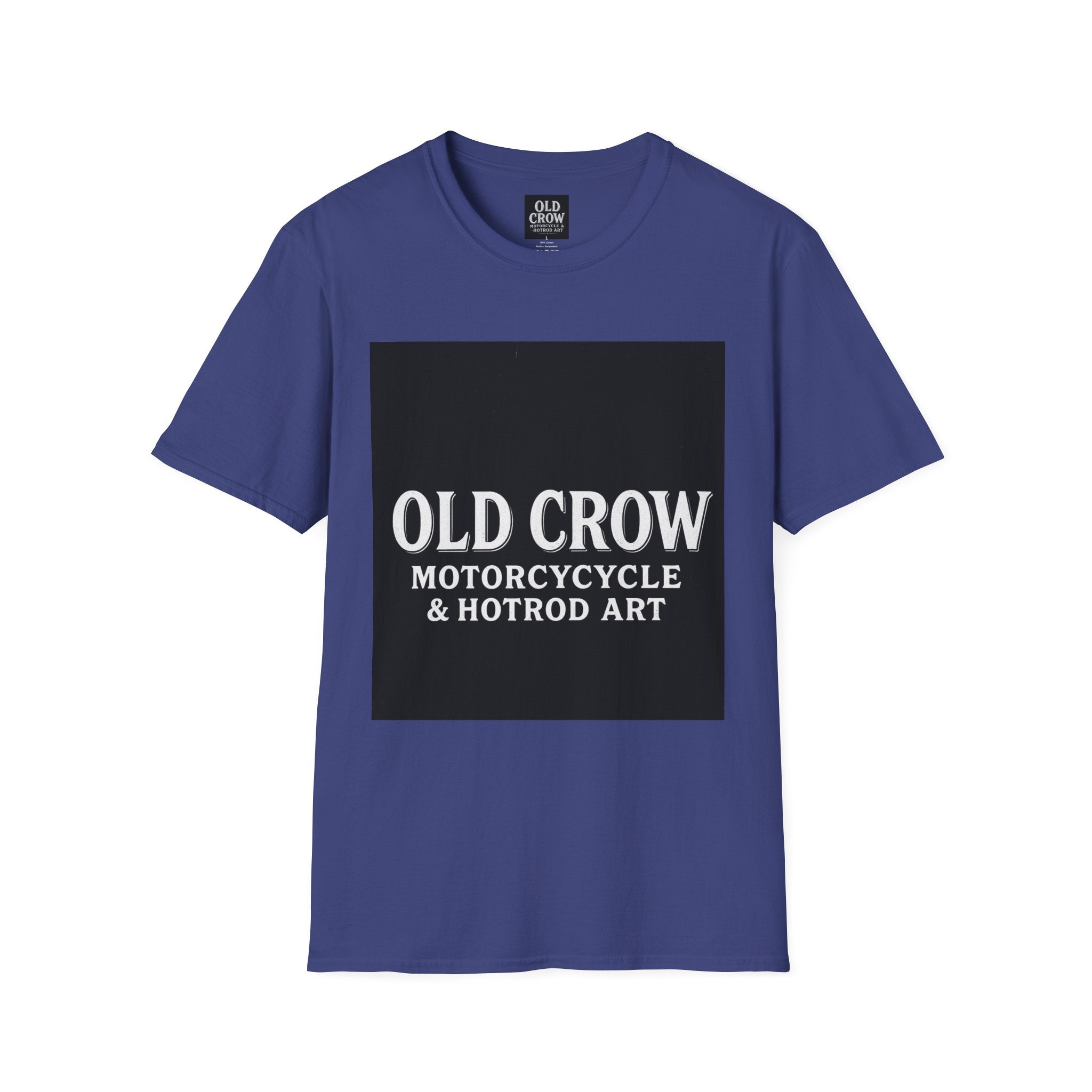 Old Crow Motorcycle & Hotrod Art  T-Shirt