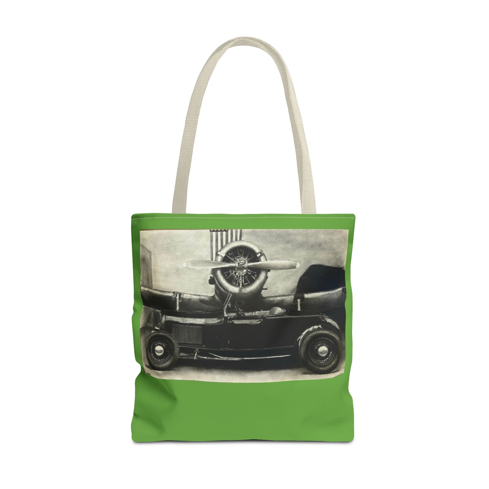 Wings Over Wheels Tote Bag