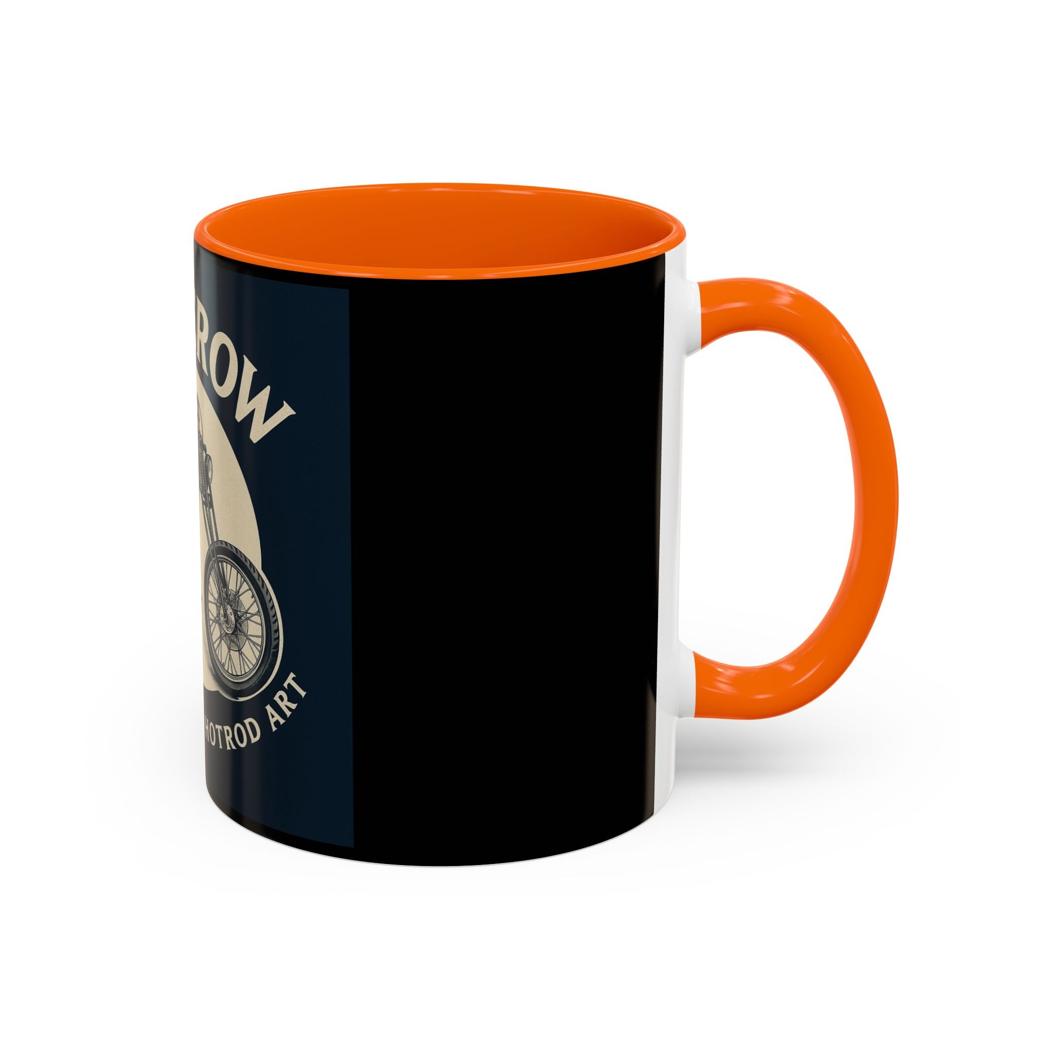 4 Old Crow Motorcycle Art Coffee Mug
