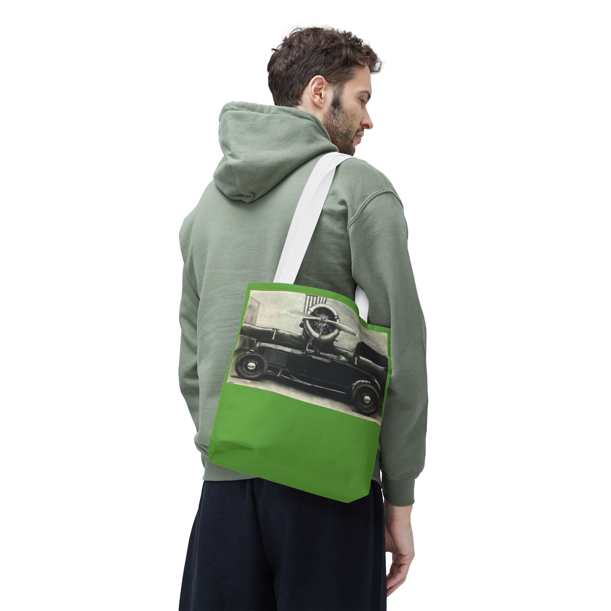 Wings Over Wheels Tote Bag