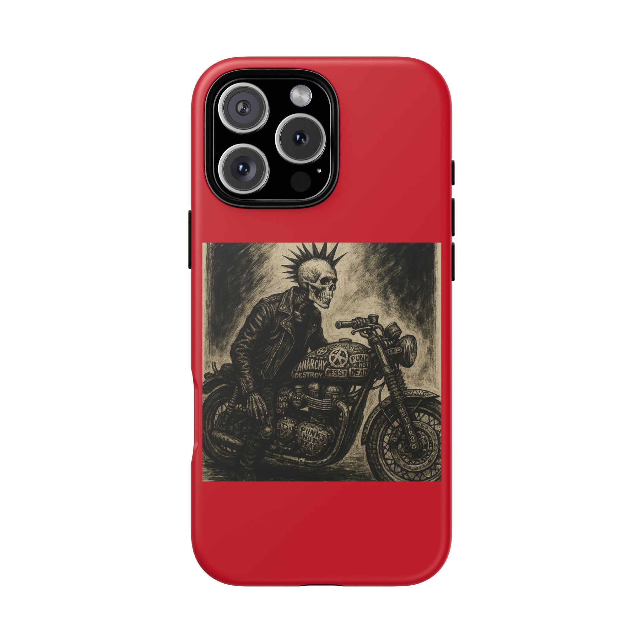 Gothic Punk Biker Skeleton Cases
