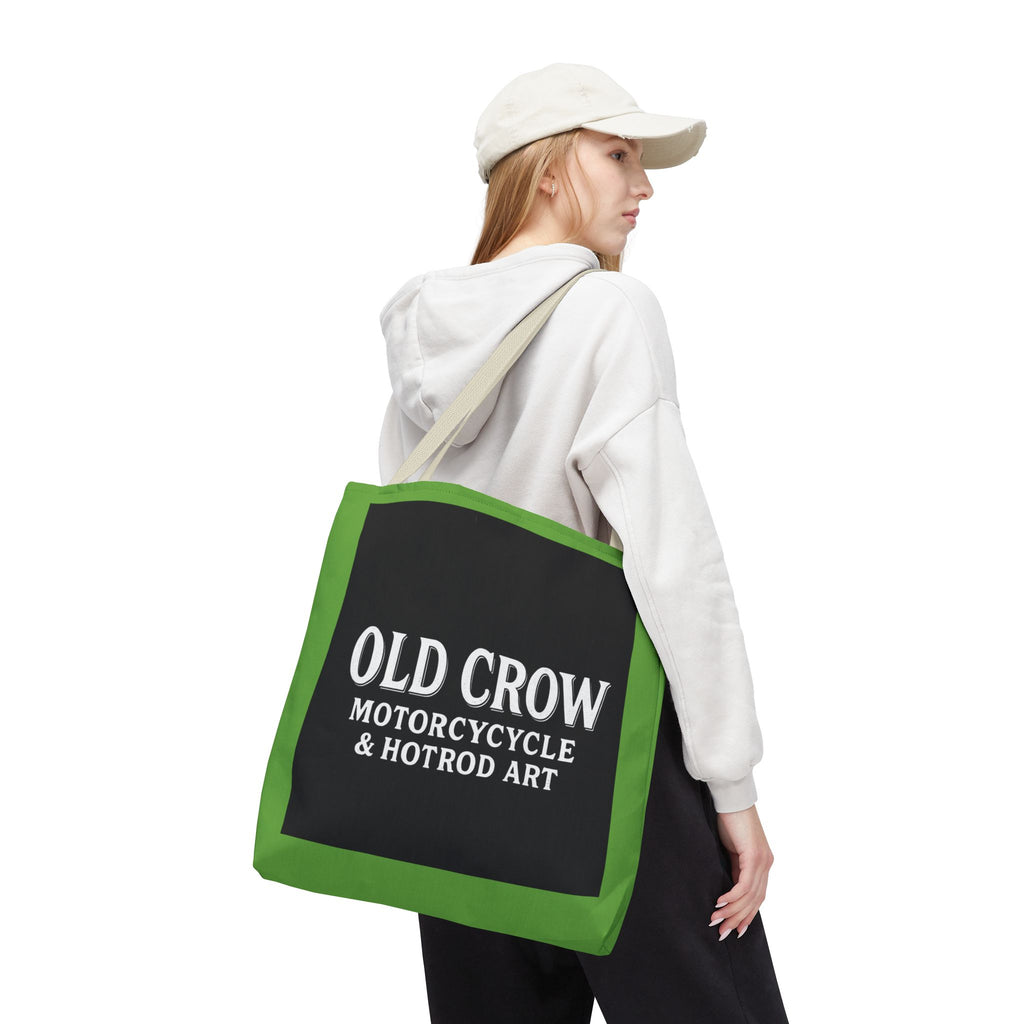 Old Crow Motorcycle & Hotrod Tote Bag
