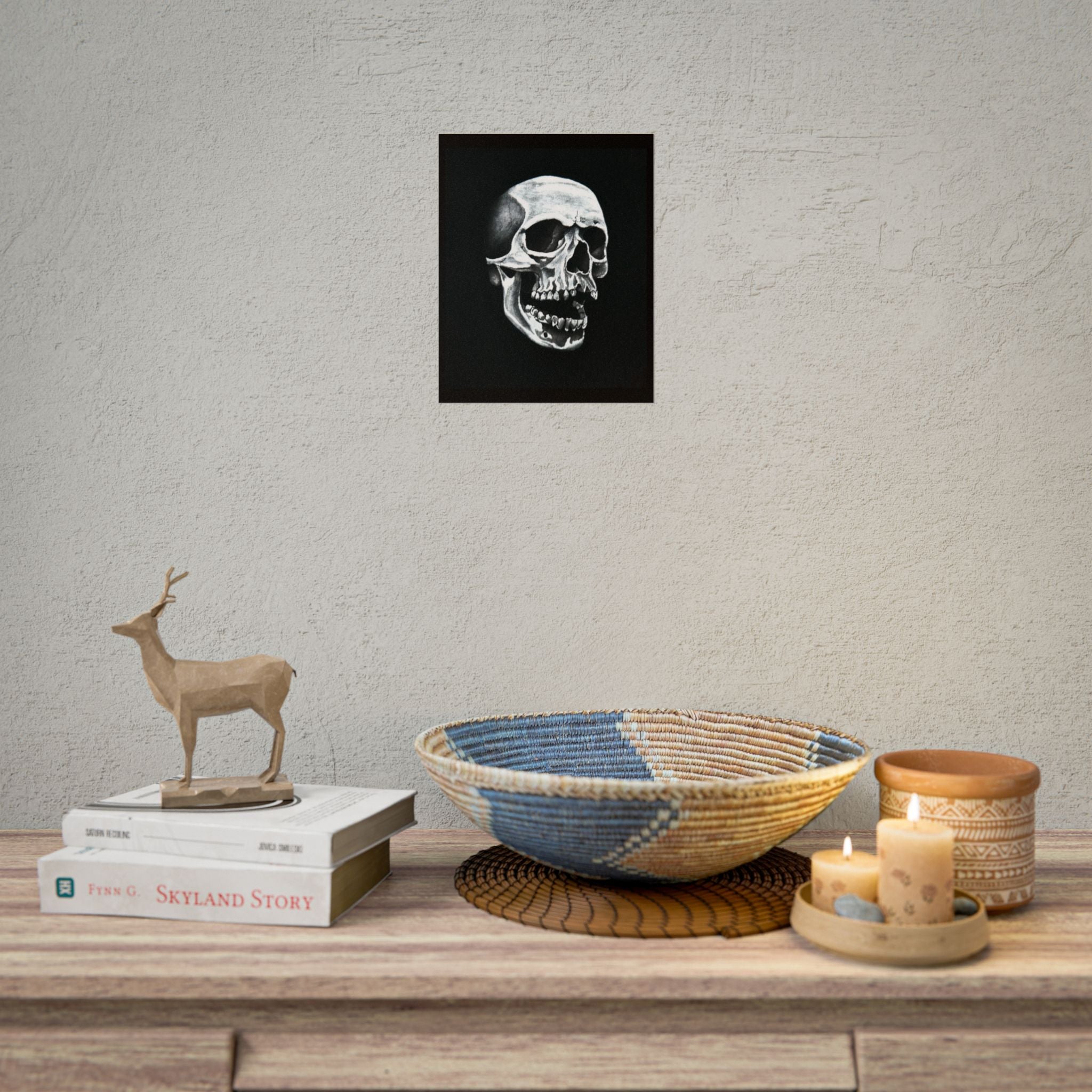 Skull Art Rolled Posters