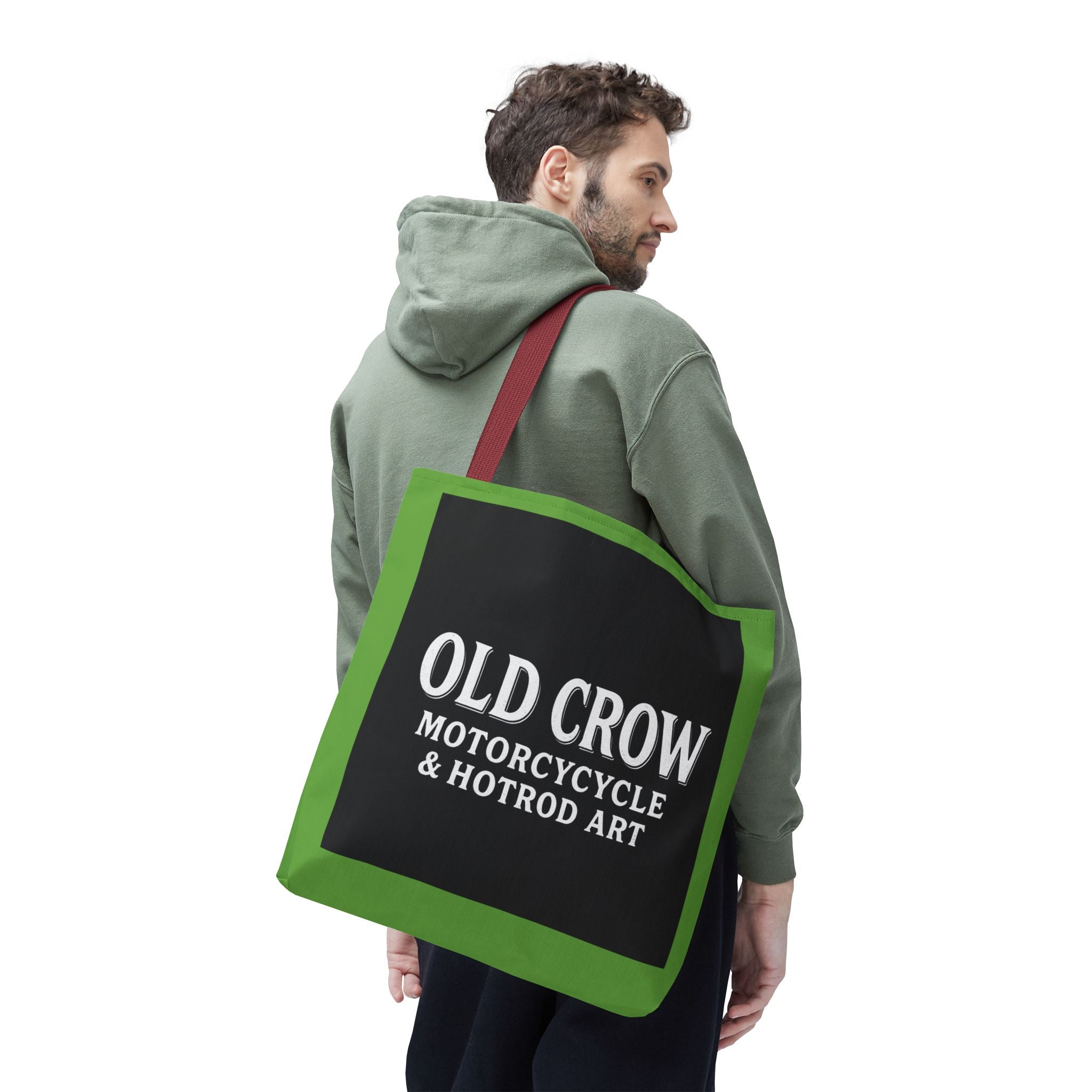 Old Crow Motorcycle & Hotrod Tote Bag