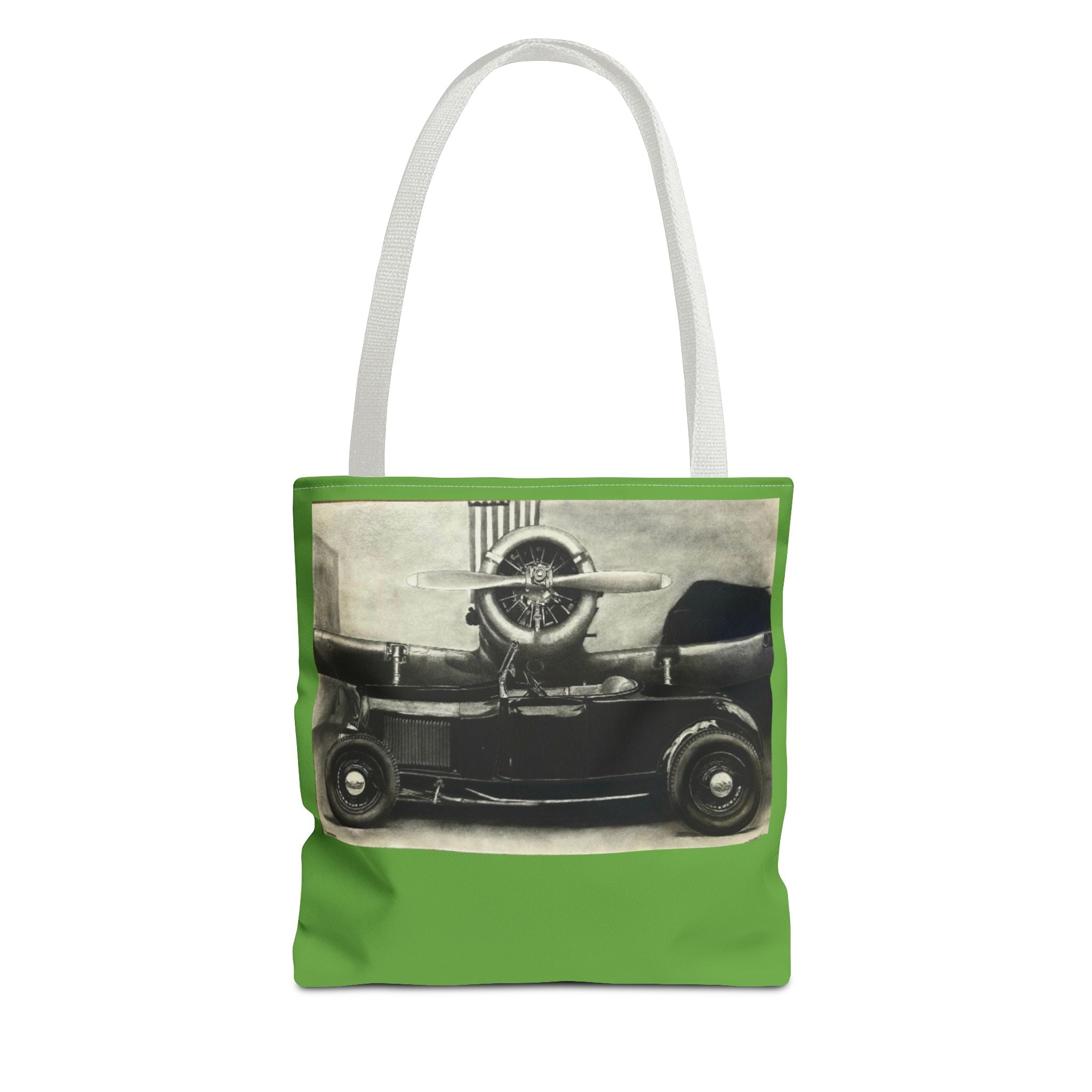 Wings Over Wheels Tote Bag