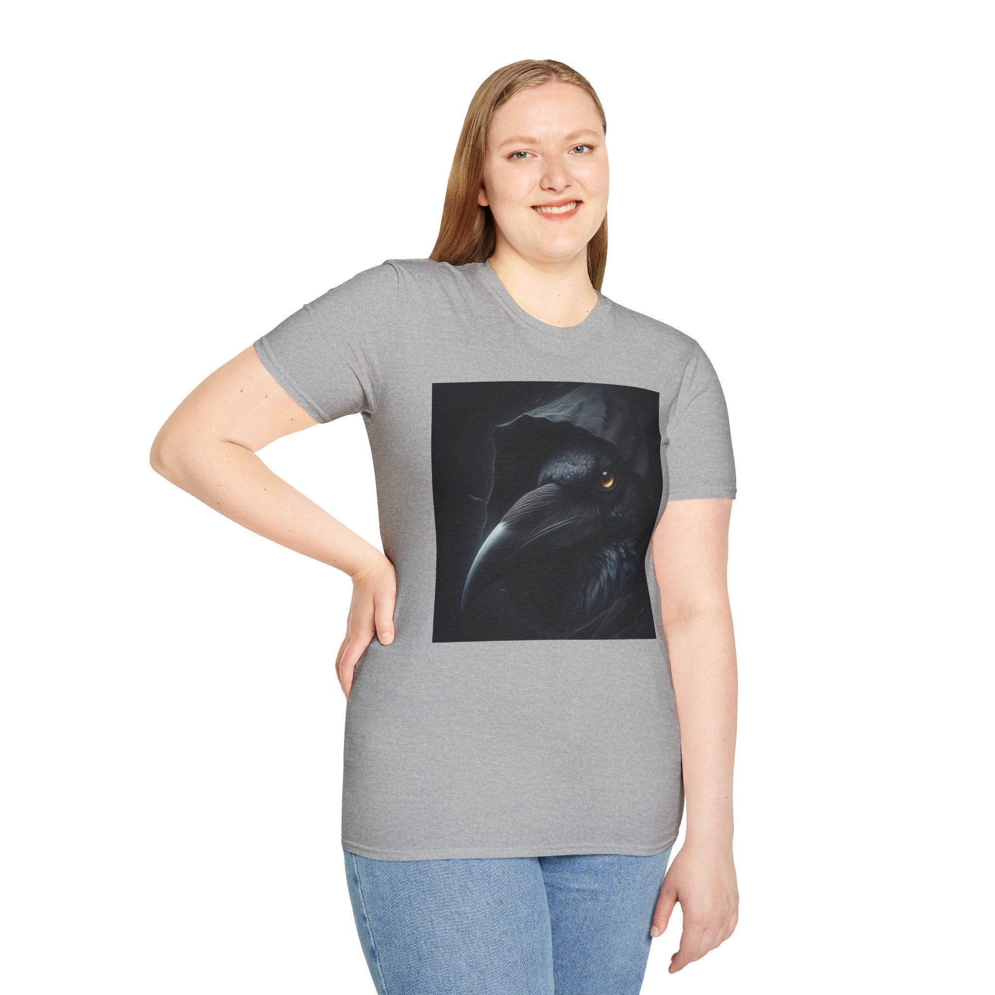 Mystical Crow in Hood T-Shirt