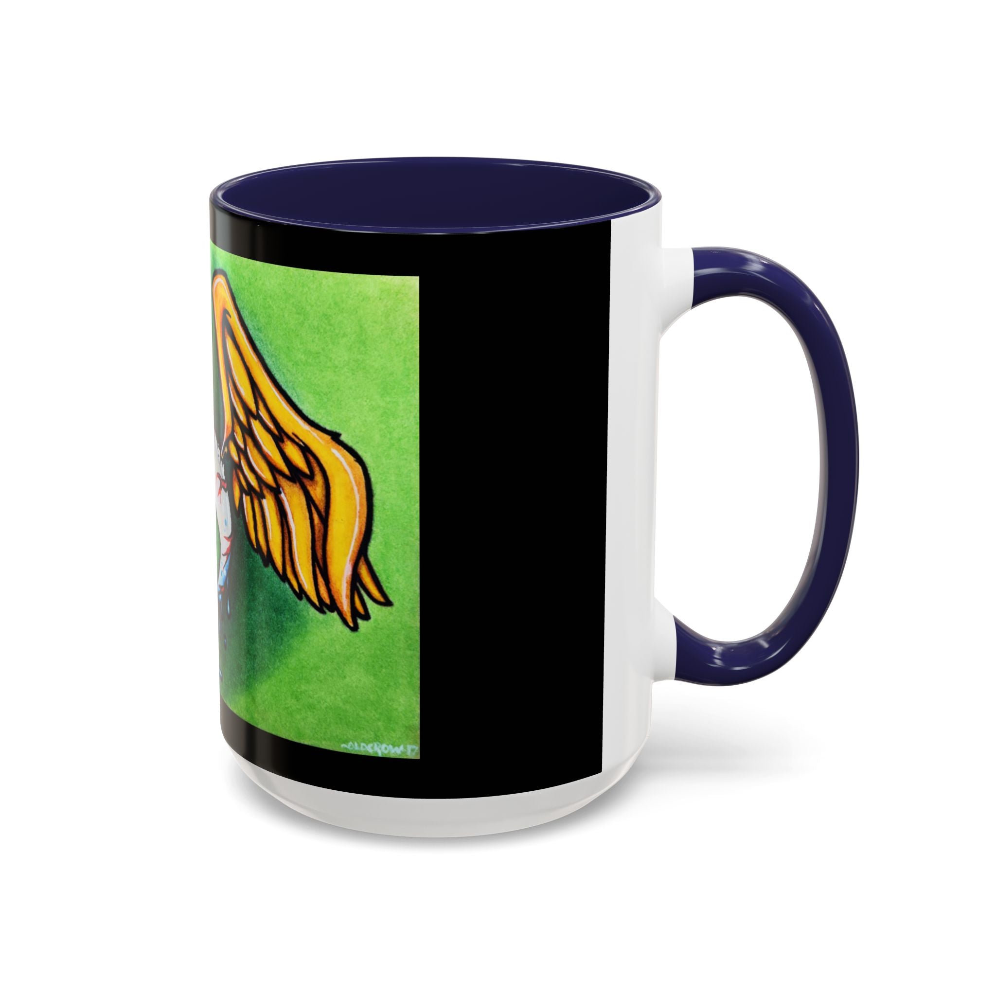 28 Whimsical Gothic Winged Eye Coffee Mug