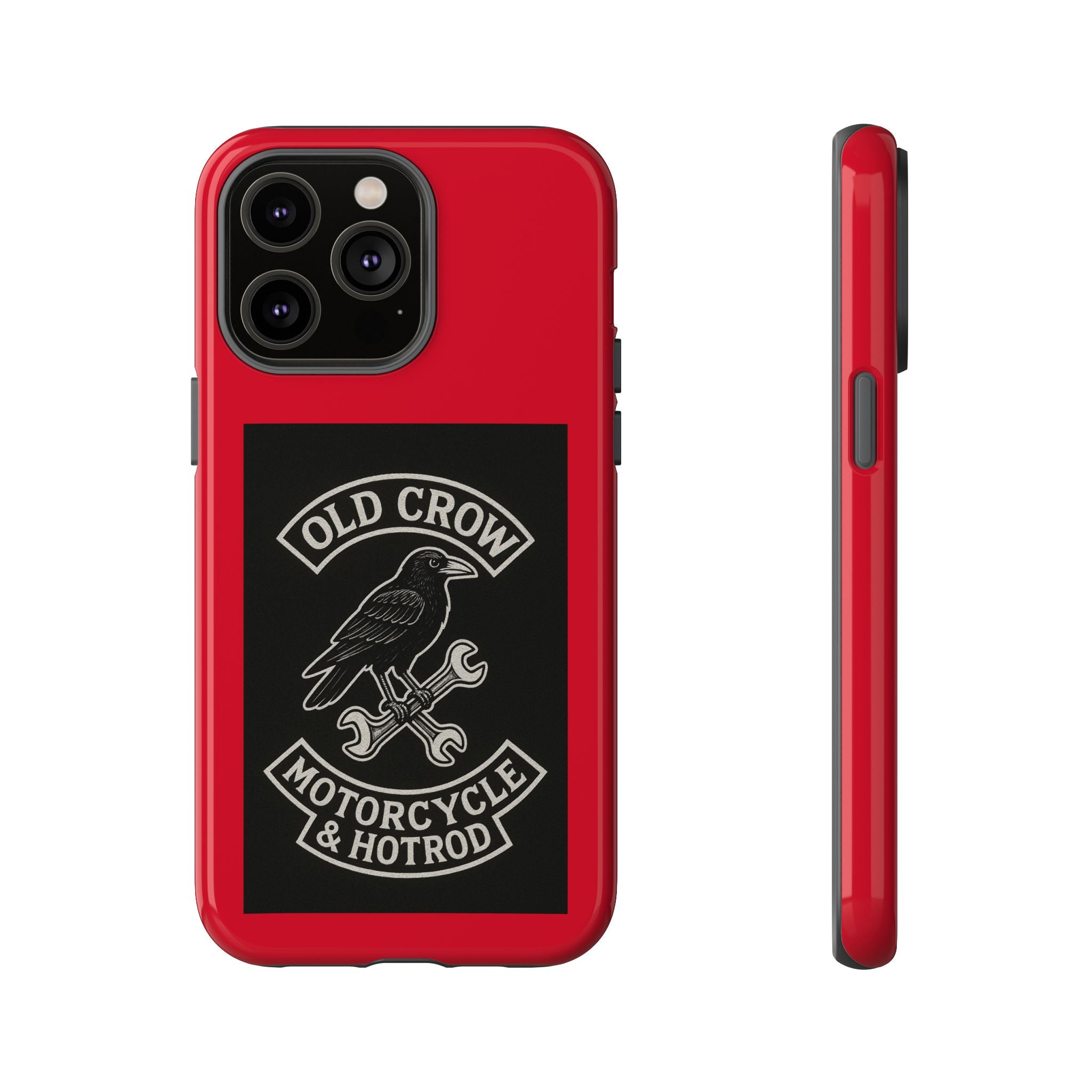 Old Crow Garage Retro Hotrod Rider Cases