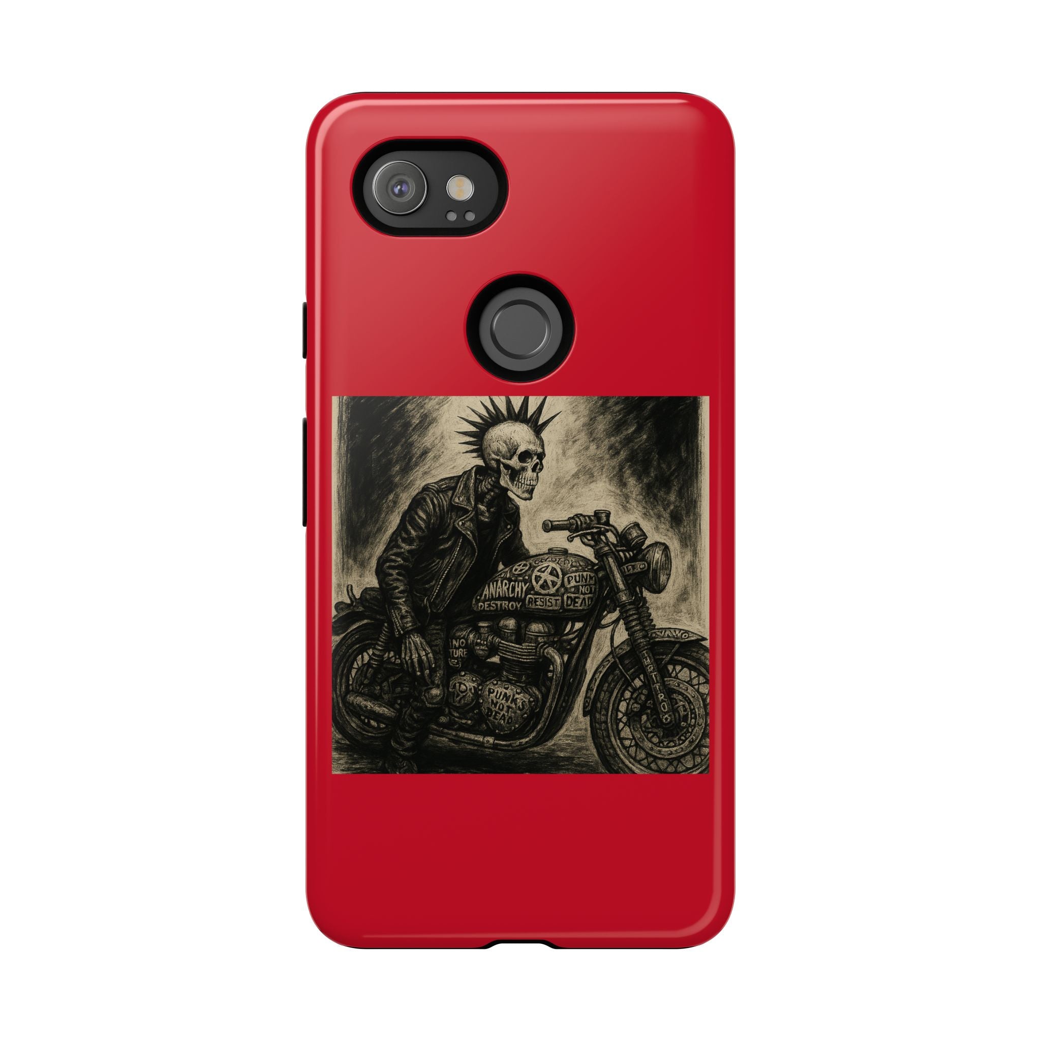 Gothic Punk Biker Skeleton Cases