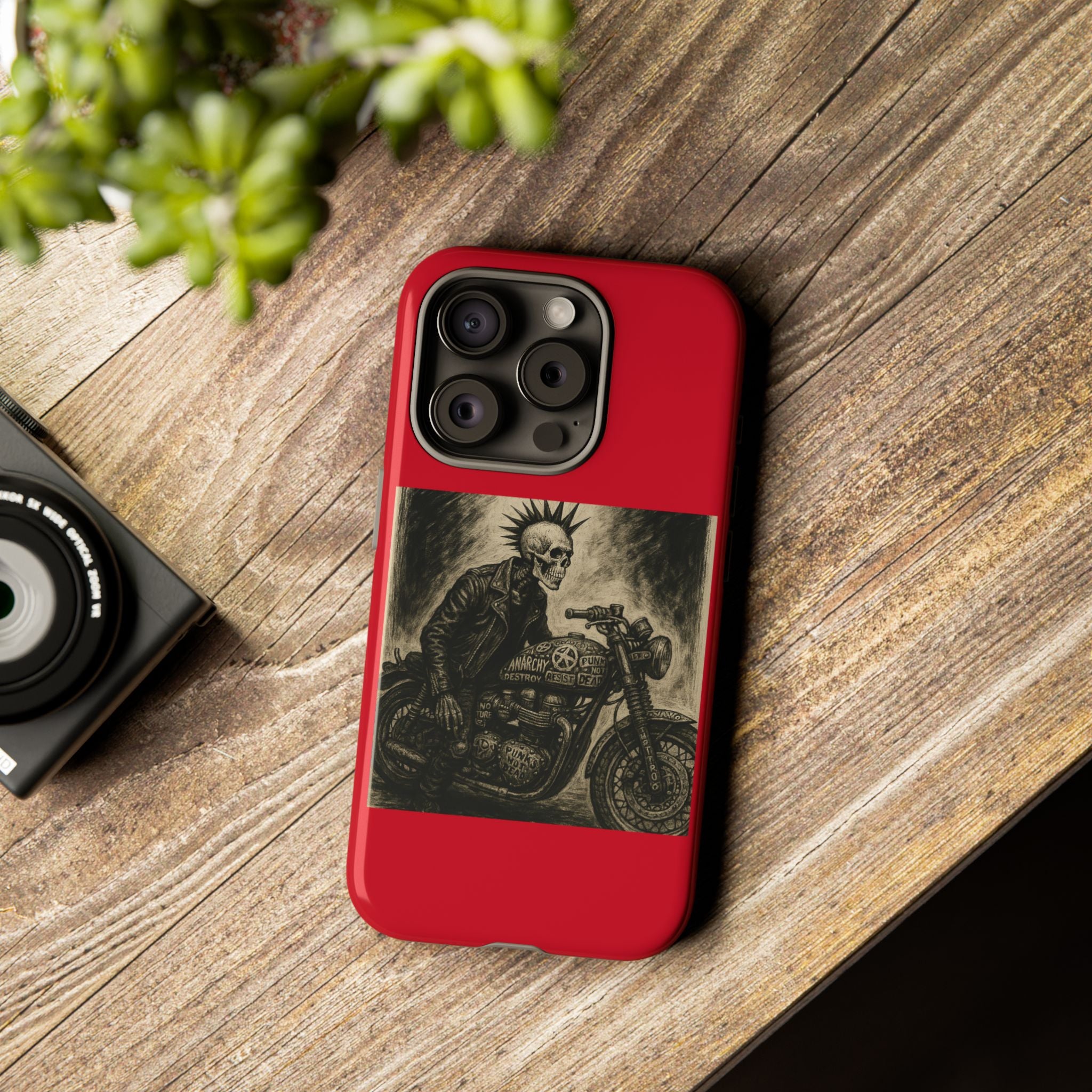 Gothic Punk Biker Skeleton Cases