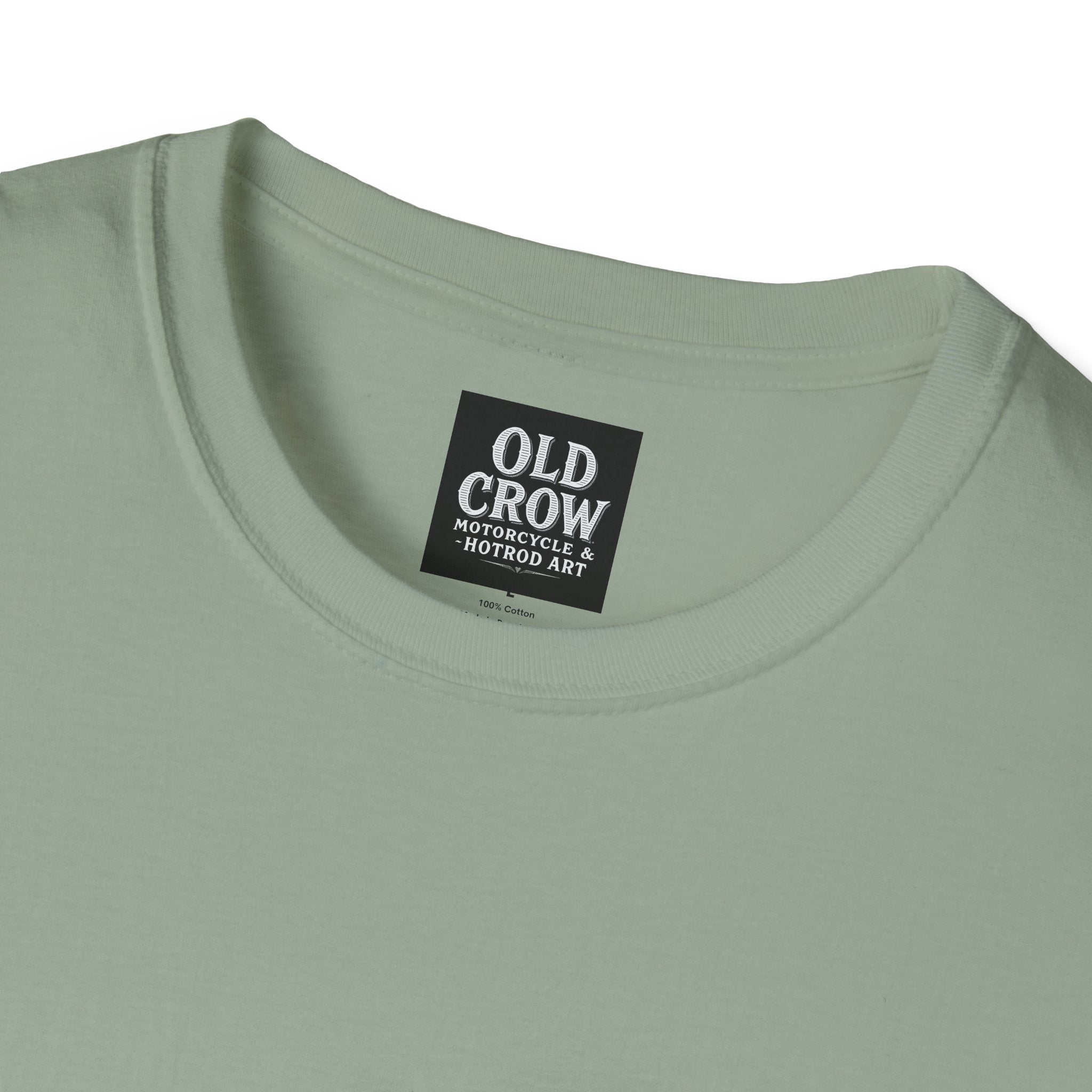 Retro Biker Life Old Crow Shop Sign T-Shirt
