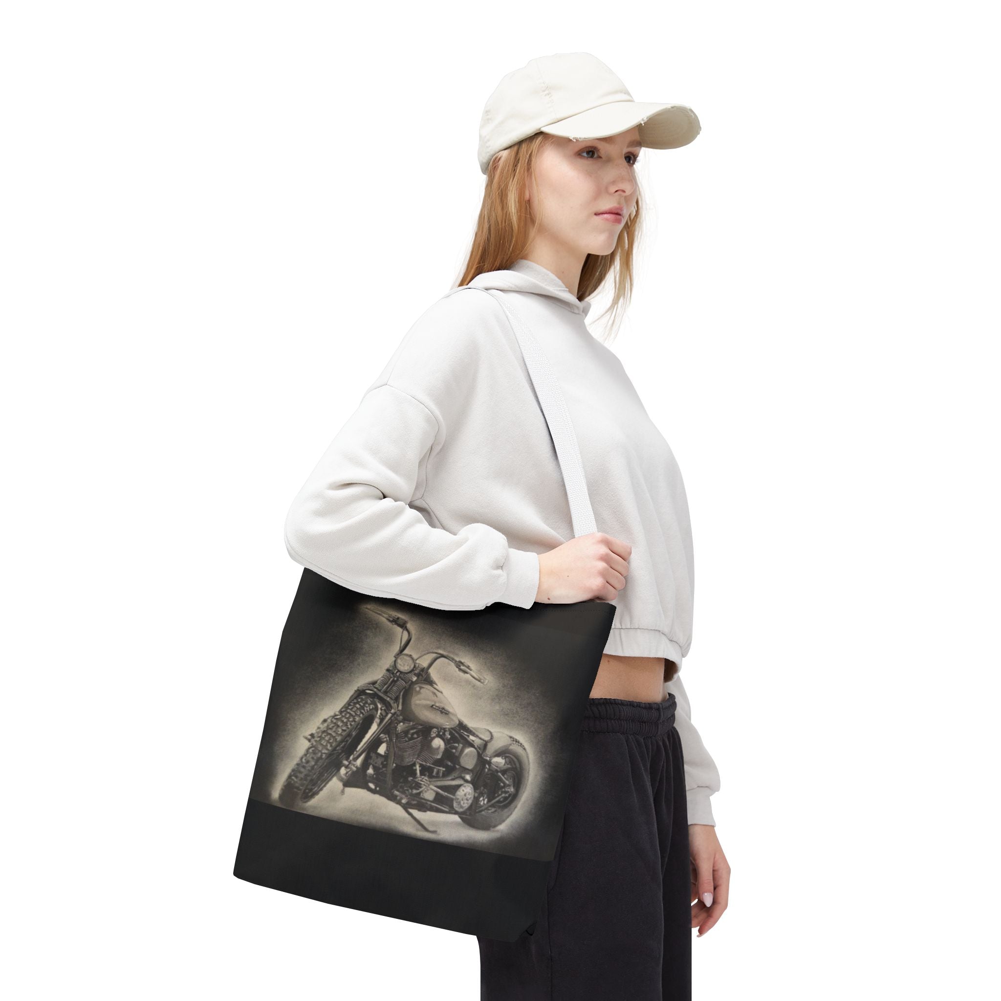 Chrome Shadow Tote Bag