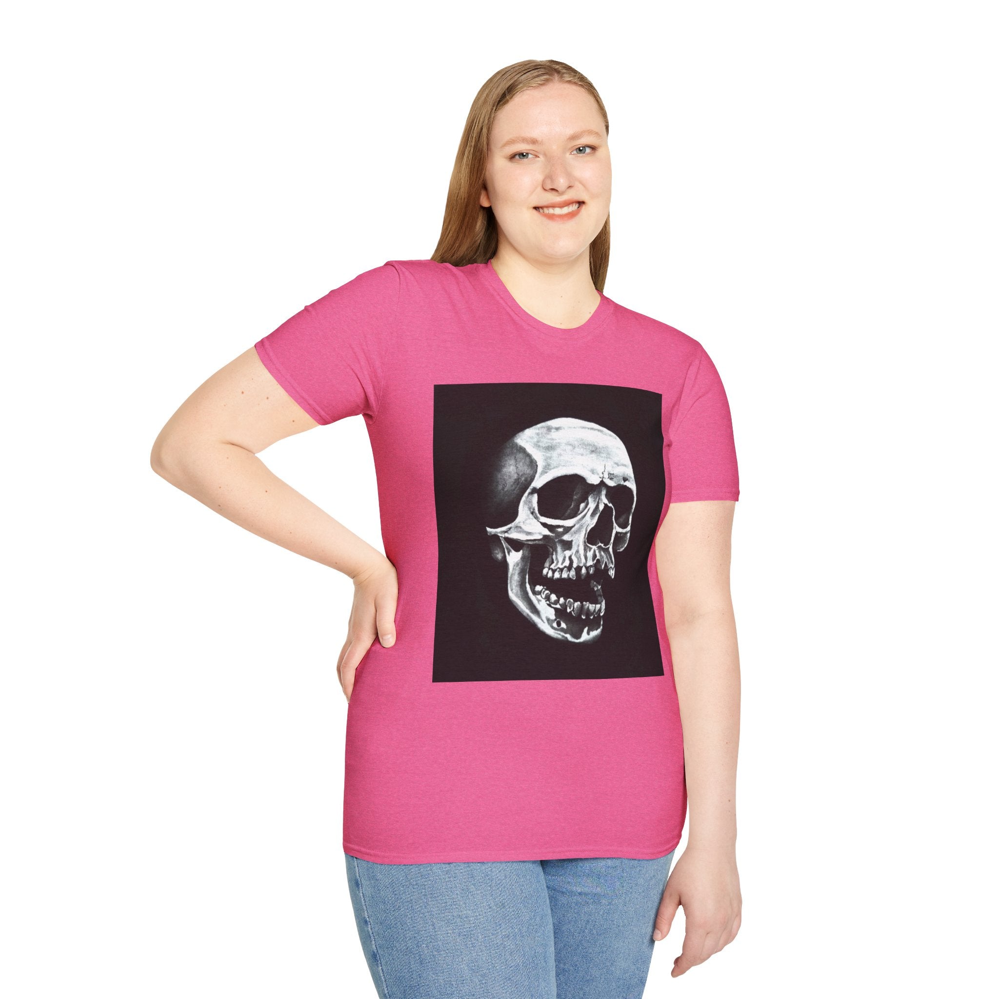 Skull of Shadows Softstyle T-Shirt, classic skull