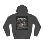 Old Crow Motorcycle & Hotrod College Hoodie