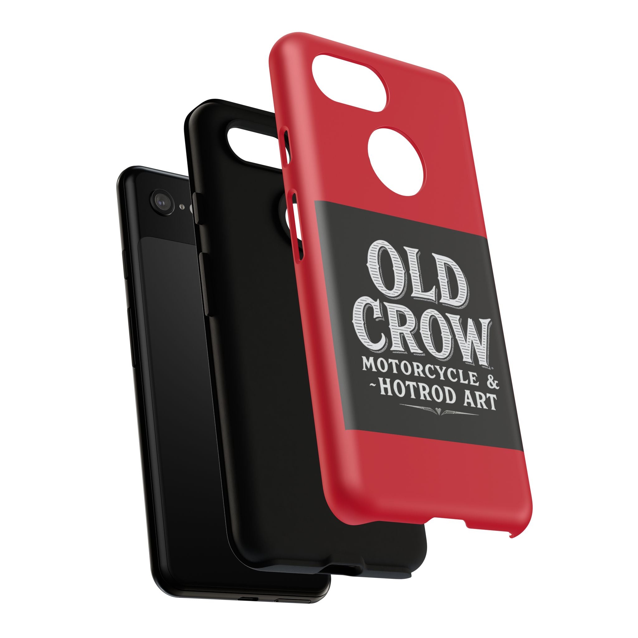 Classic Old Crow Garage Typography Cases