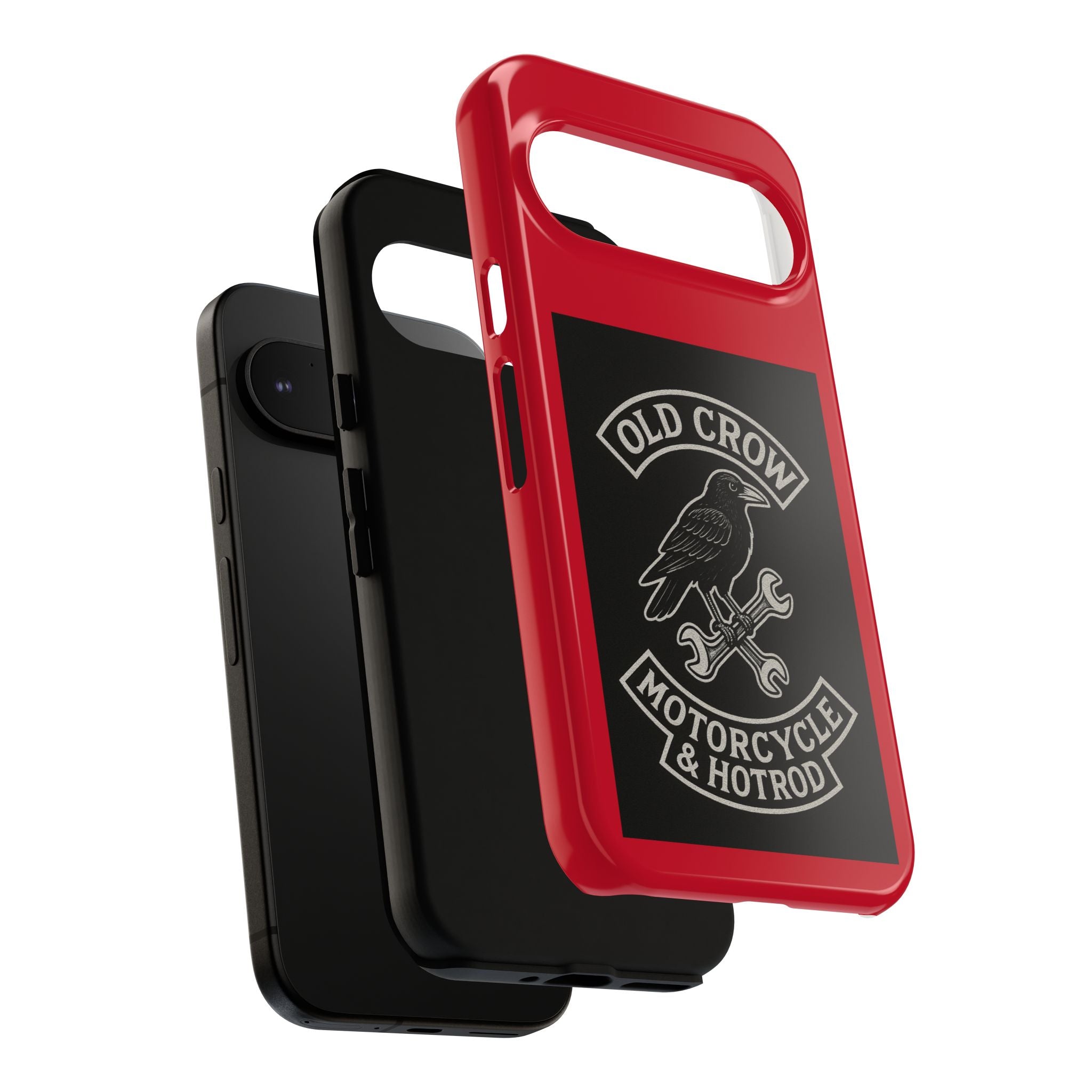 Old Crow Garage Retro Hotrod Rider Cases