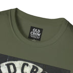 Old Crow Motorcycles Skull Emblem Patch T-Shirt