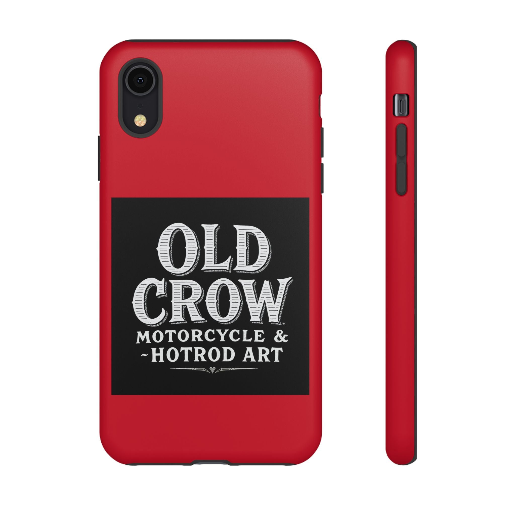 Classic Old Crow Garage Typography Cases