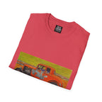 Vintage Hotrod in Motion Softstyle T-Shirt, " Book'n"